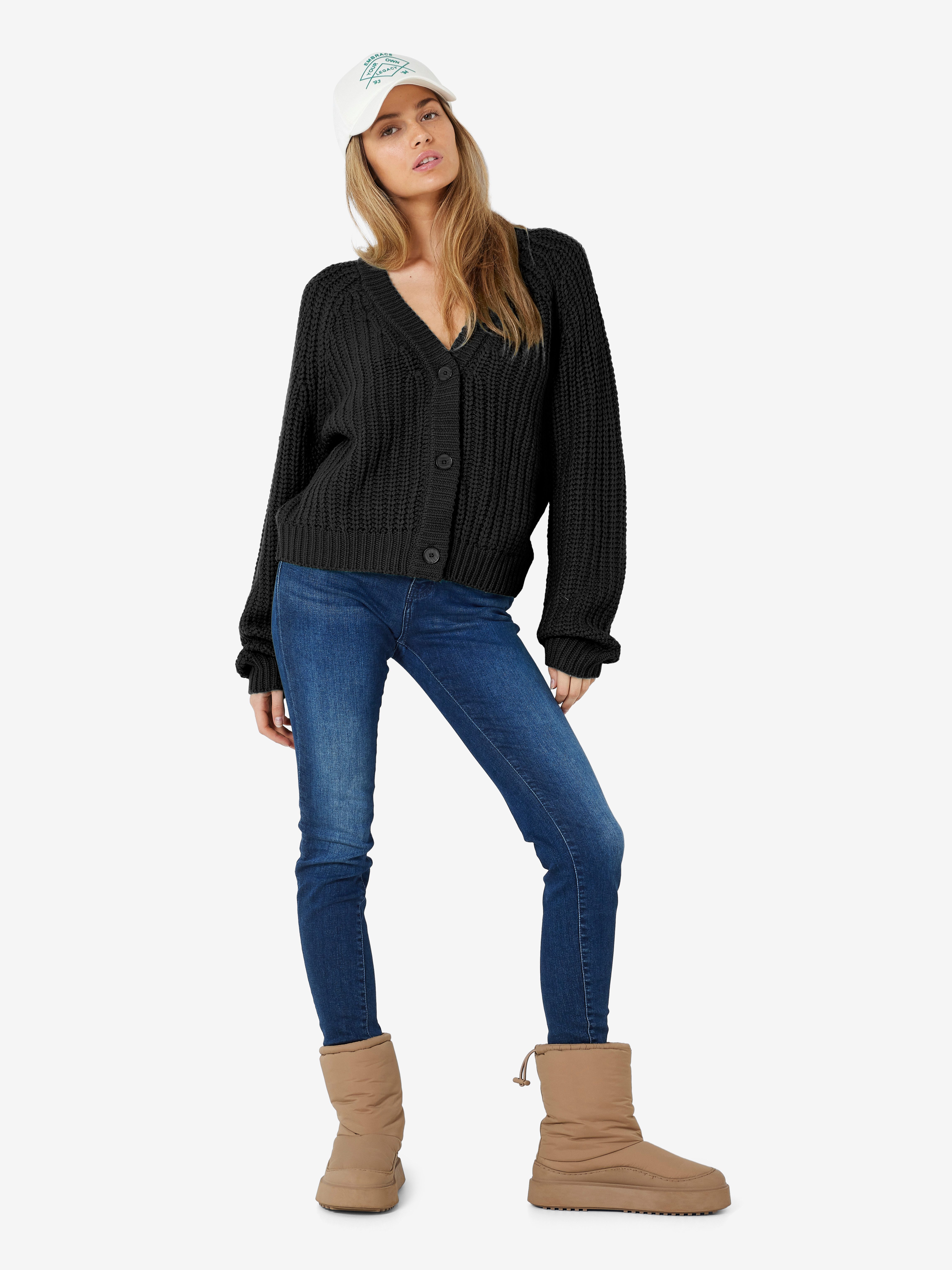 Noisy may Vest NMCHARLIE L/S V-NECK KNIT CARDIGAN NOOS