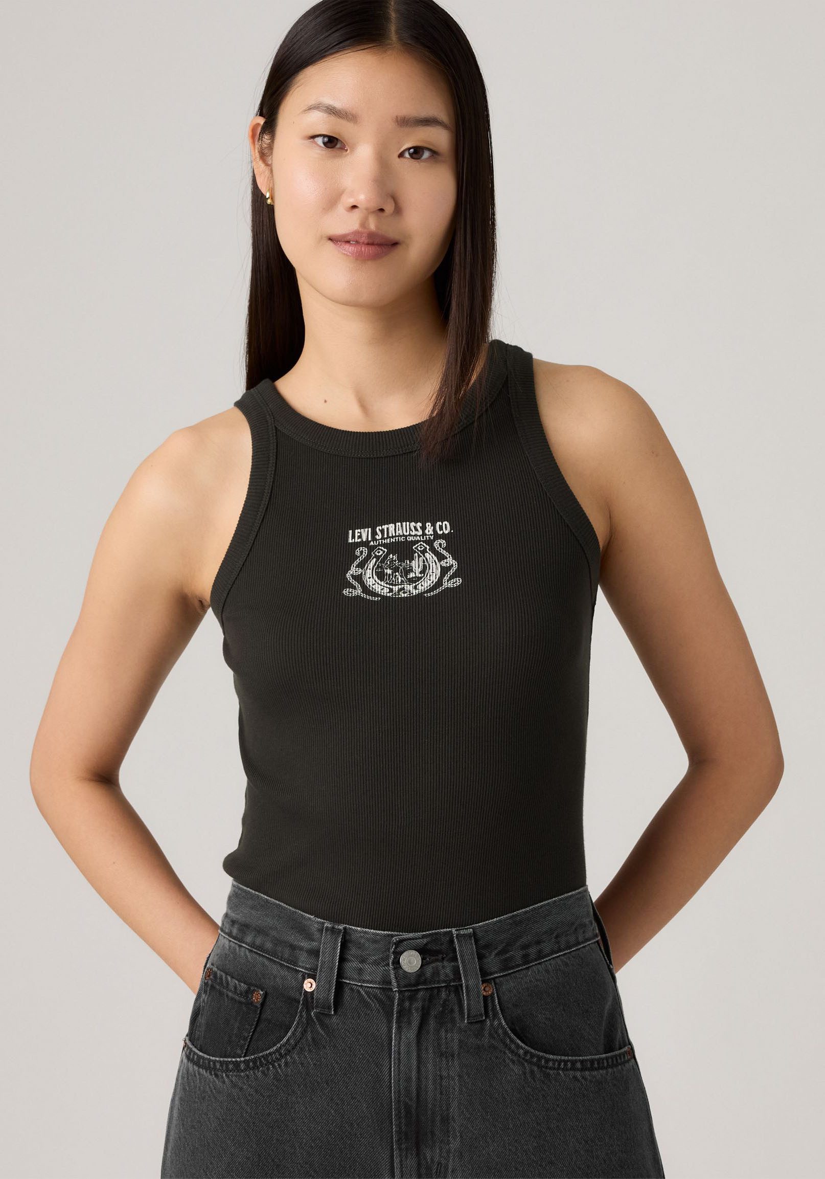Levi's® Geribde tanktop GR ESSENTIAL RACE