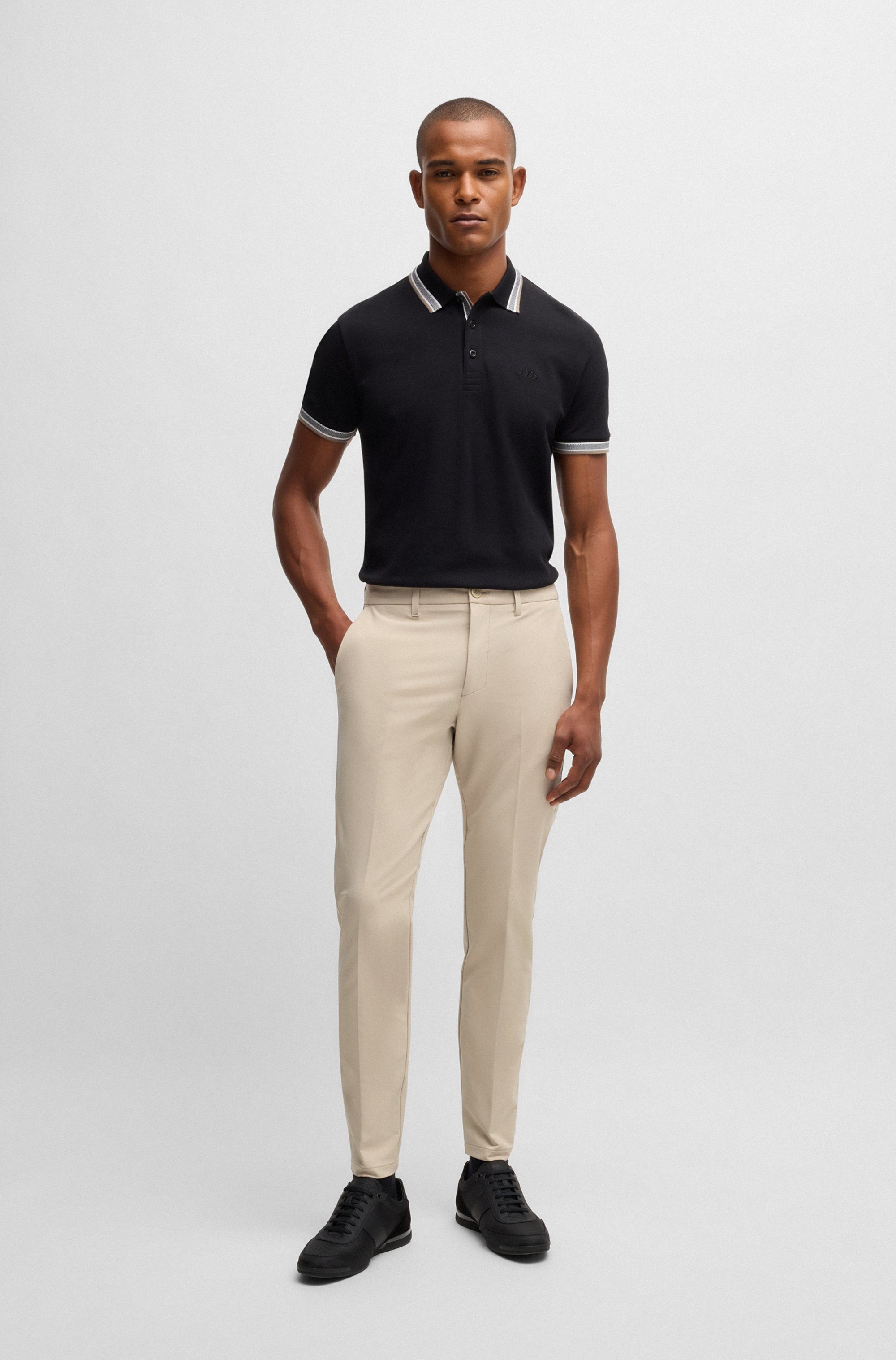 BOSS GREEN Stretchbroek smalle pasvorm