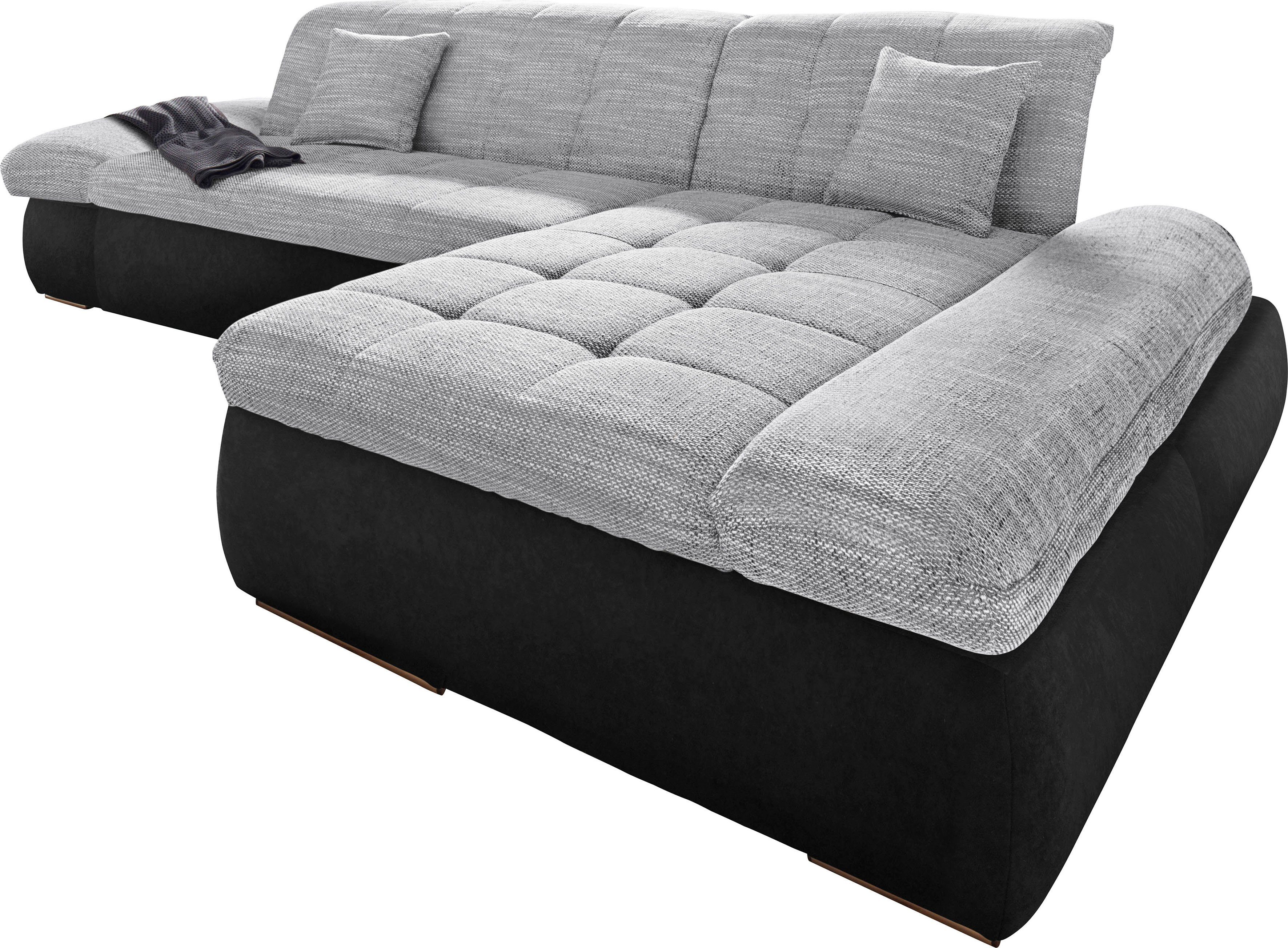 DOMO collection Hoekbank PB Moric optioneel met slaapfunctie en armsteunverstelling U-vorm
