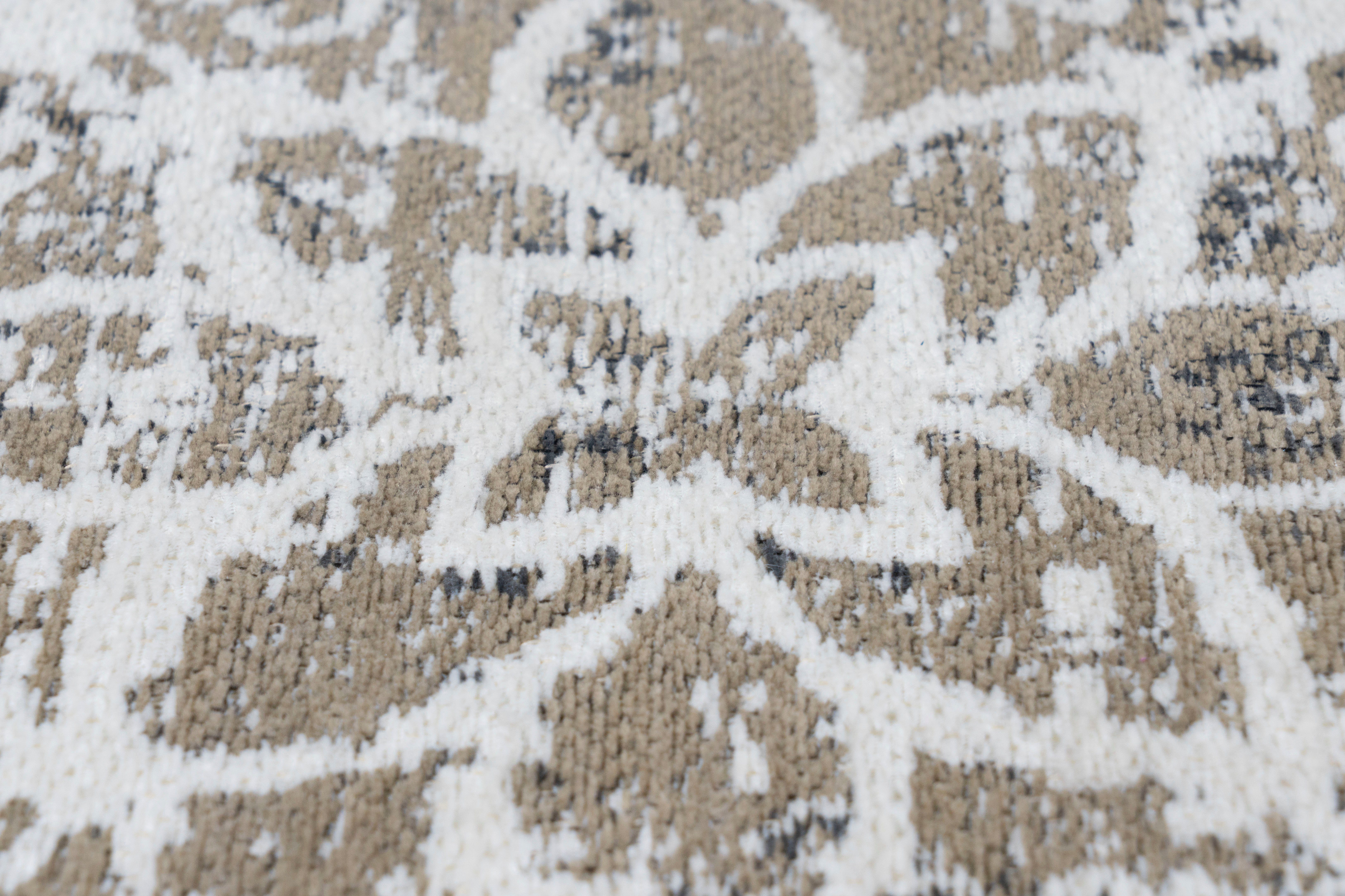 Kayoom Vloerkleed River 160 Jacquard, retro- en vintage-ontwerp, katoen achterkant