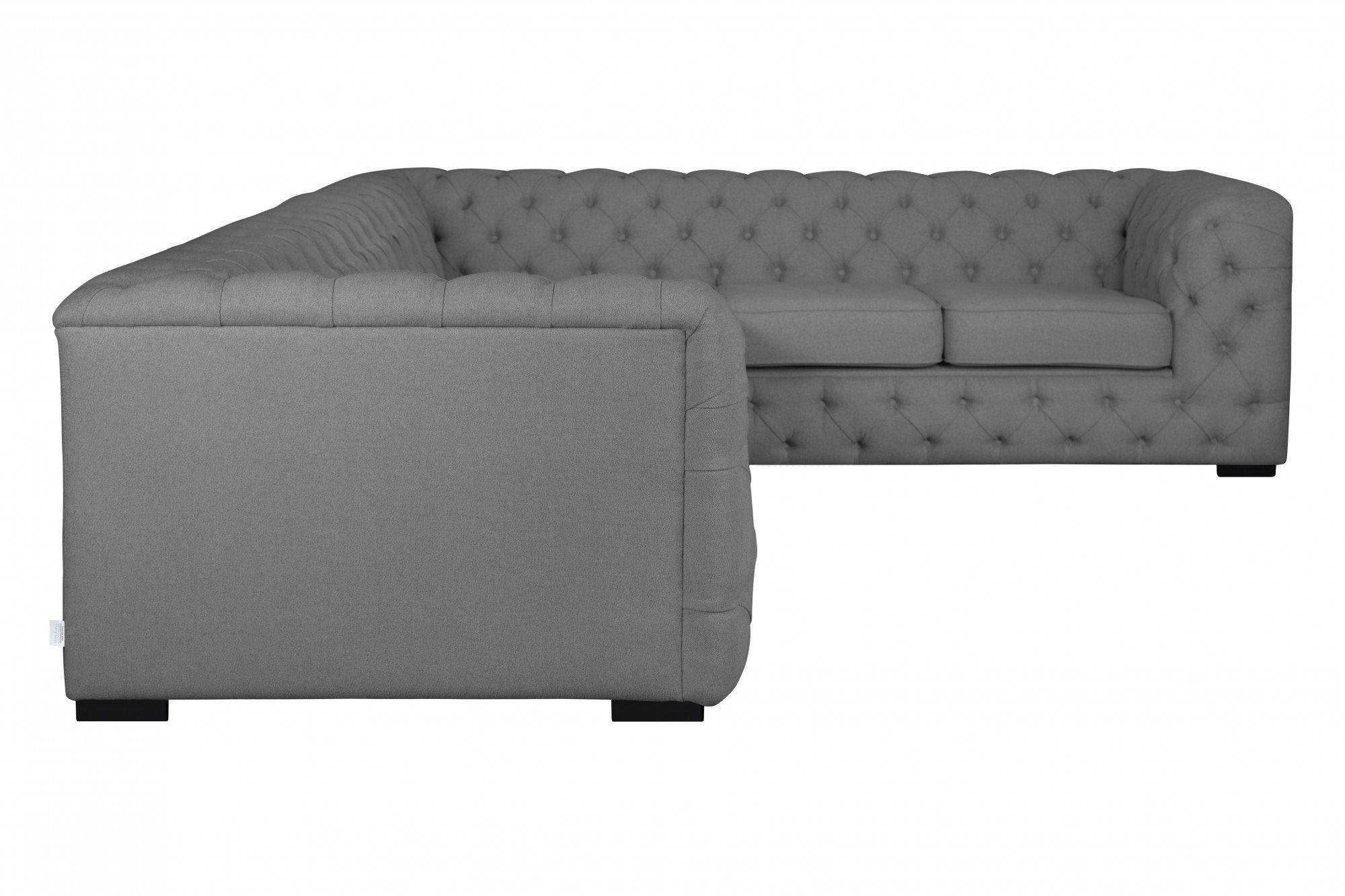 Guido Maria Kretschmer Home&Living Chesterfield-bank KALINA L-vorm hoogwaardig chesterfield design, zeer hoogwaardige afwerking