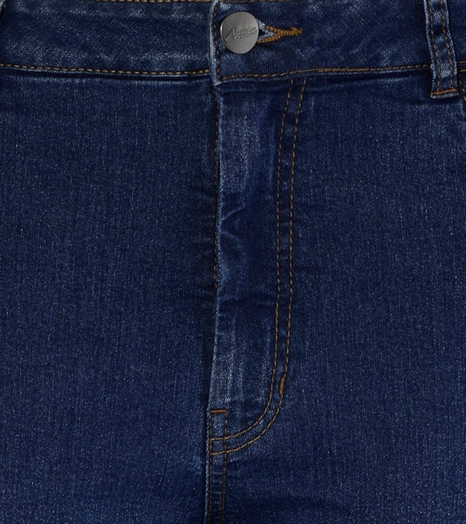 Aniston PLUS Skinny fit jeans regular taille - in subtiele used-wassing - nieuwe kollectie