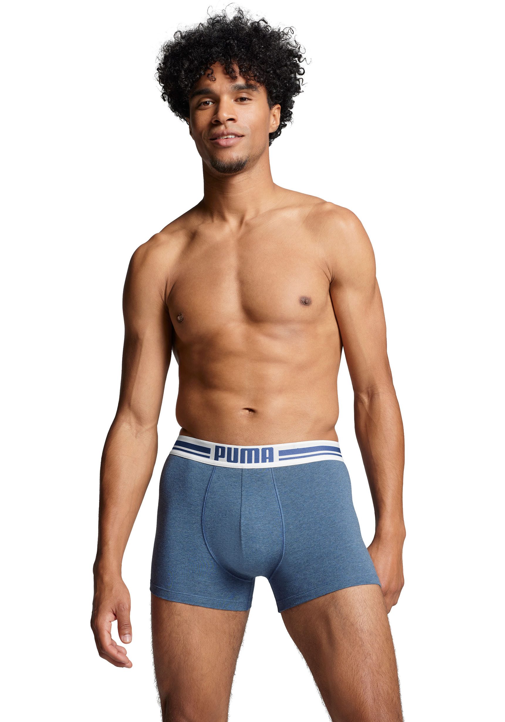 PUMA Boxershort met logoband (2 stuks, Set van 2)