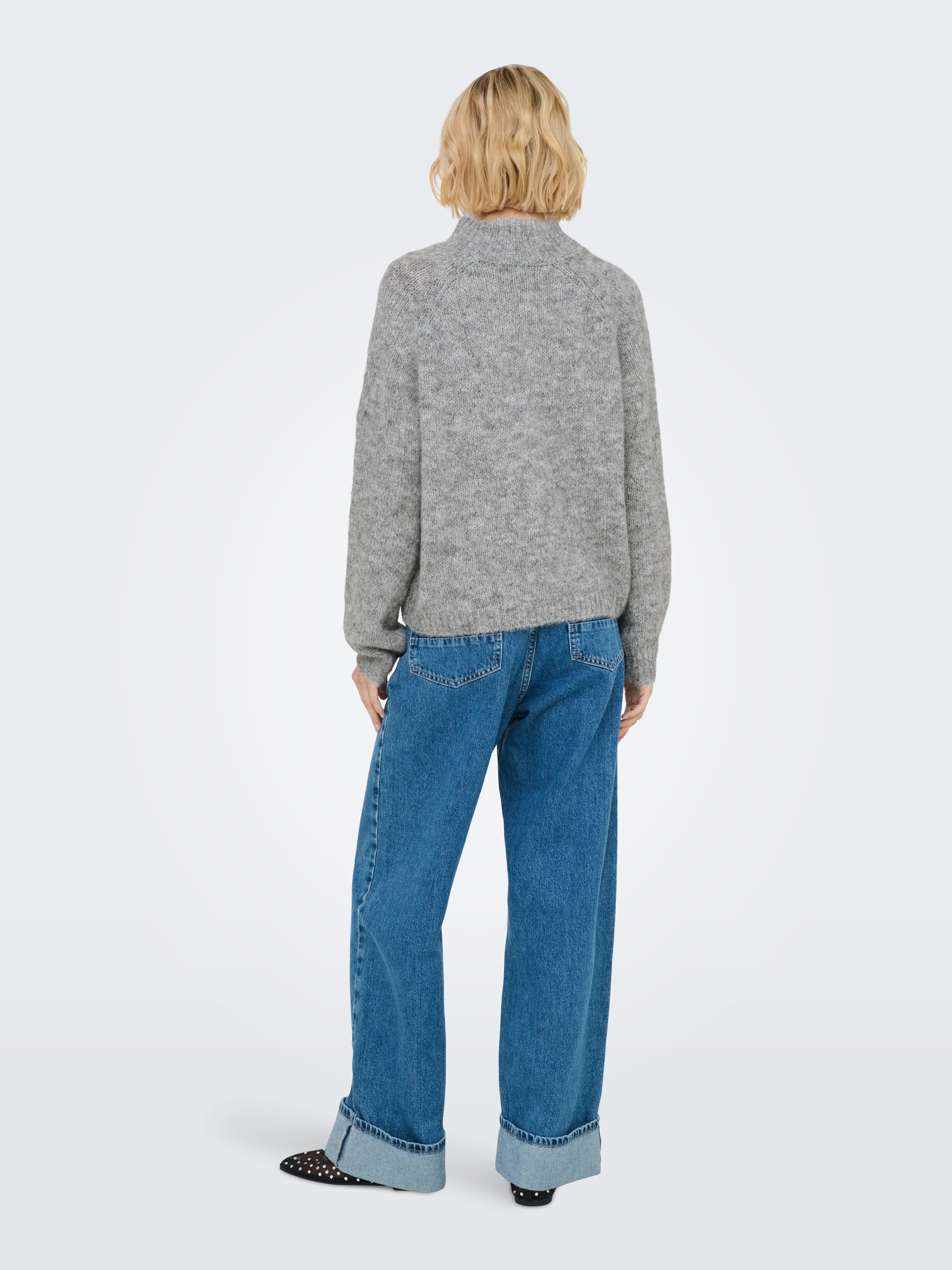 JDY Trui met staande kraag JDYZOEY LIFE L/S HN RAGLAN PUL KNT NOOS