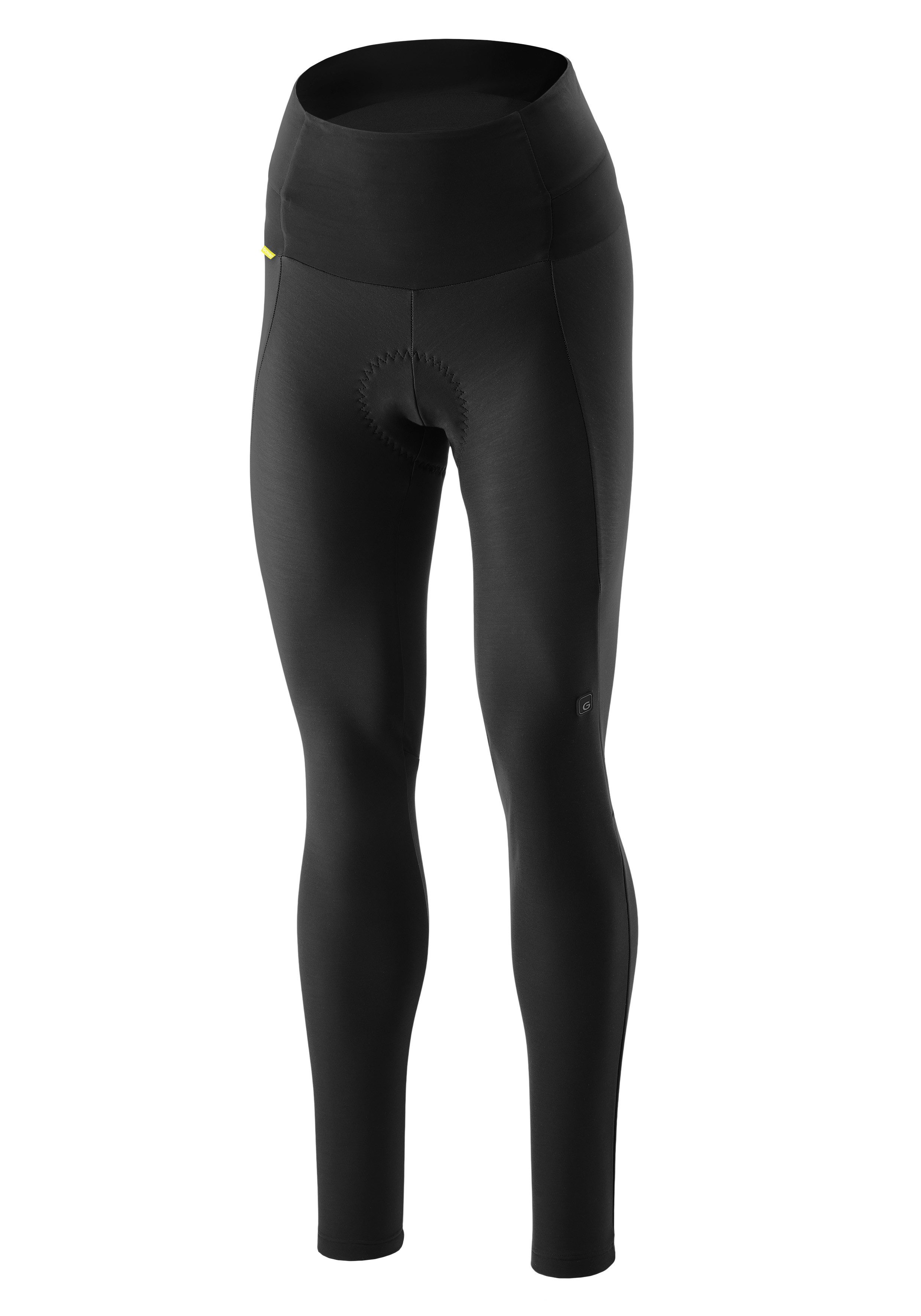 Gonso Fietsbroek Essential Tight High Waist Therm W Dames Fietsbroek met Dry Up Air Zitkussen, Tight Fit