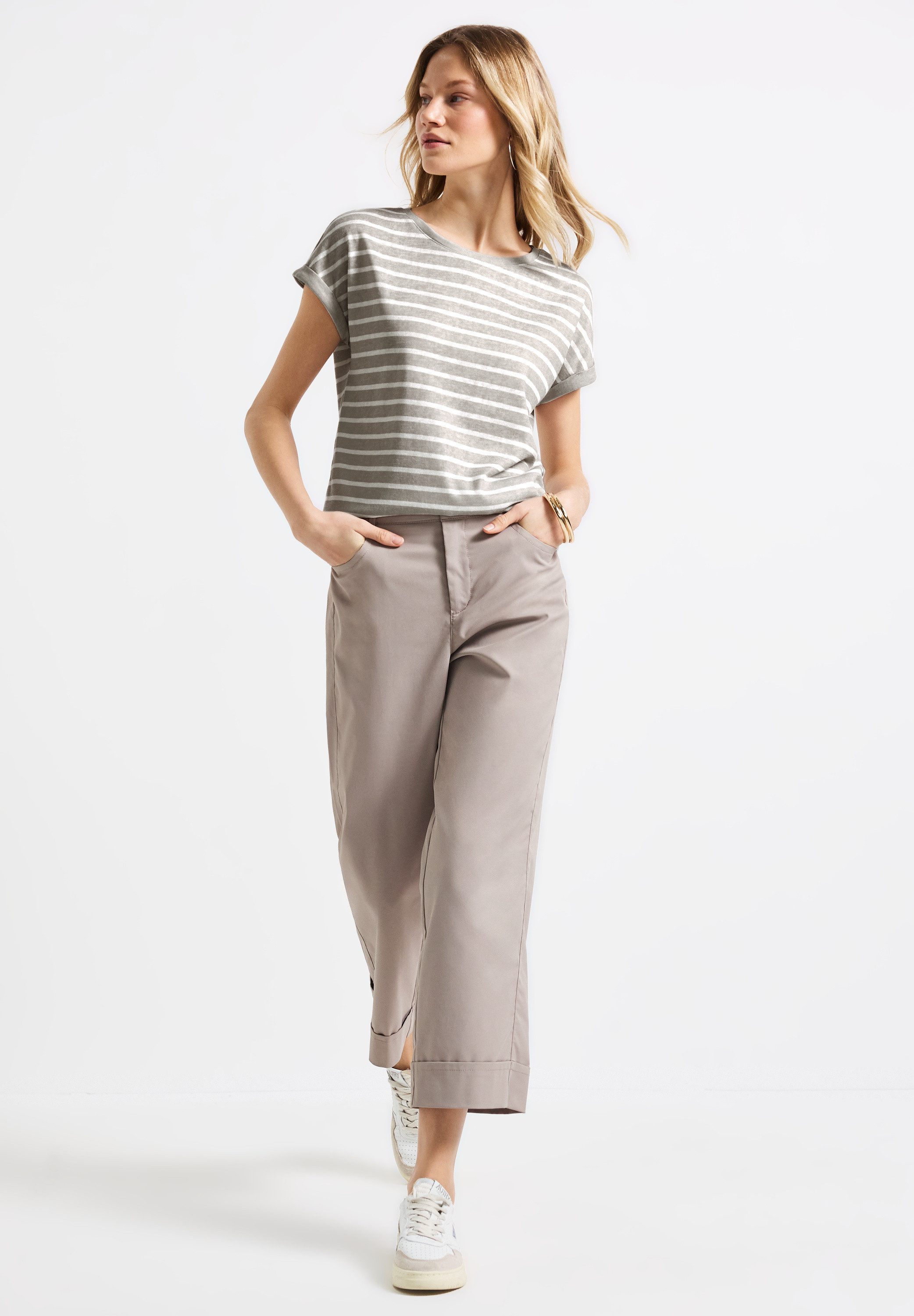 STREET ONE Shirttop met gestreept patroon