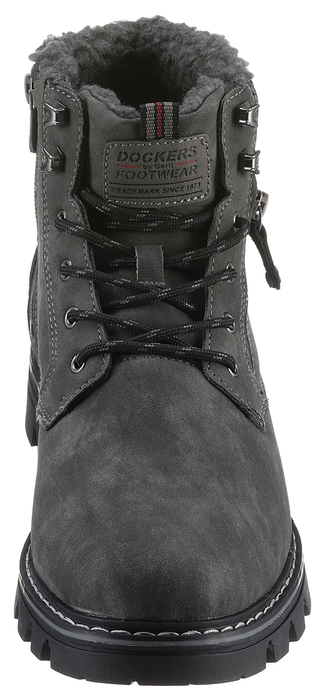 Dockers by Gerli Winterlaarzen Werkschoenen, veterschoenen met blokhak