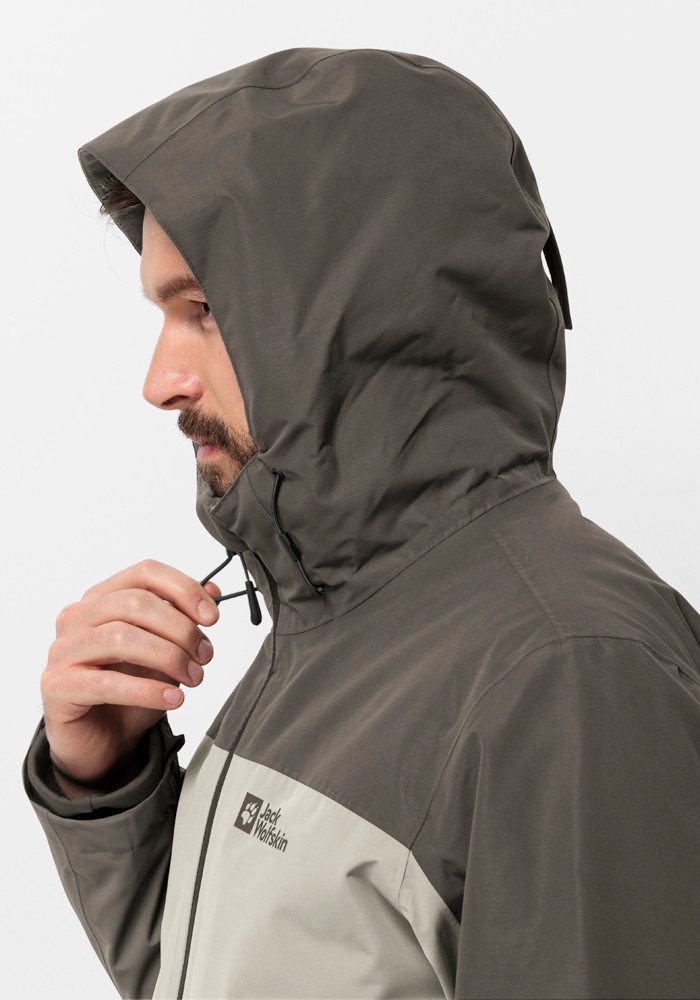 Jack Wolfskin Functioneel 3-in-1-jack GLAABACH 3-in-1 JKT M (2-delig)