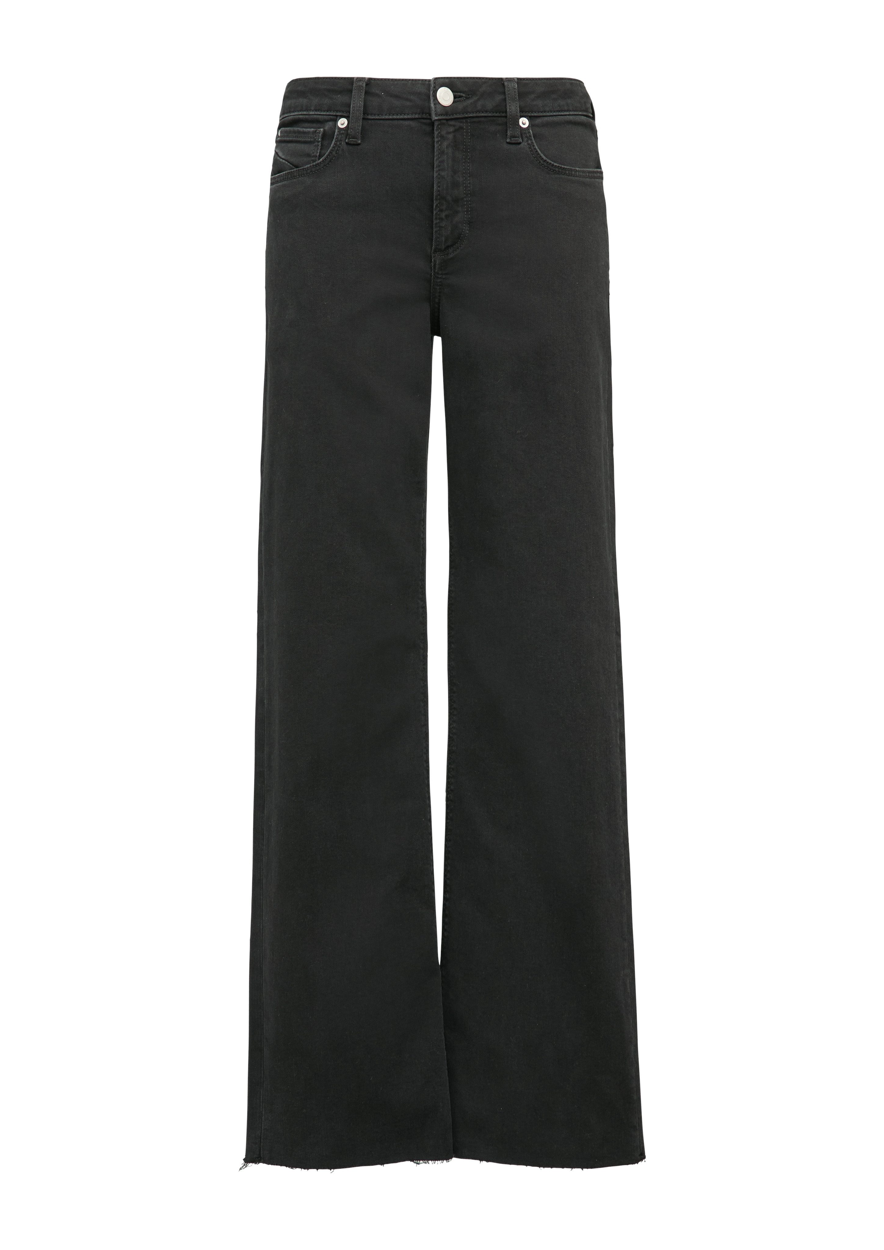 Q S designed by Stretch jeans CATIE Wide Leg in five-pocketsstijl