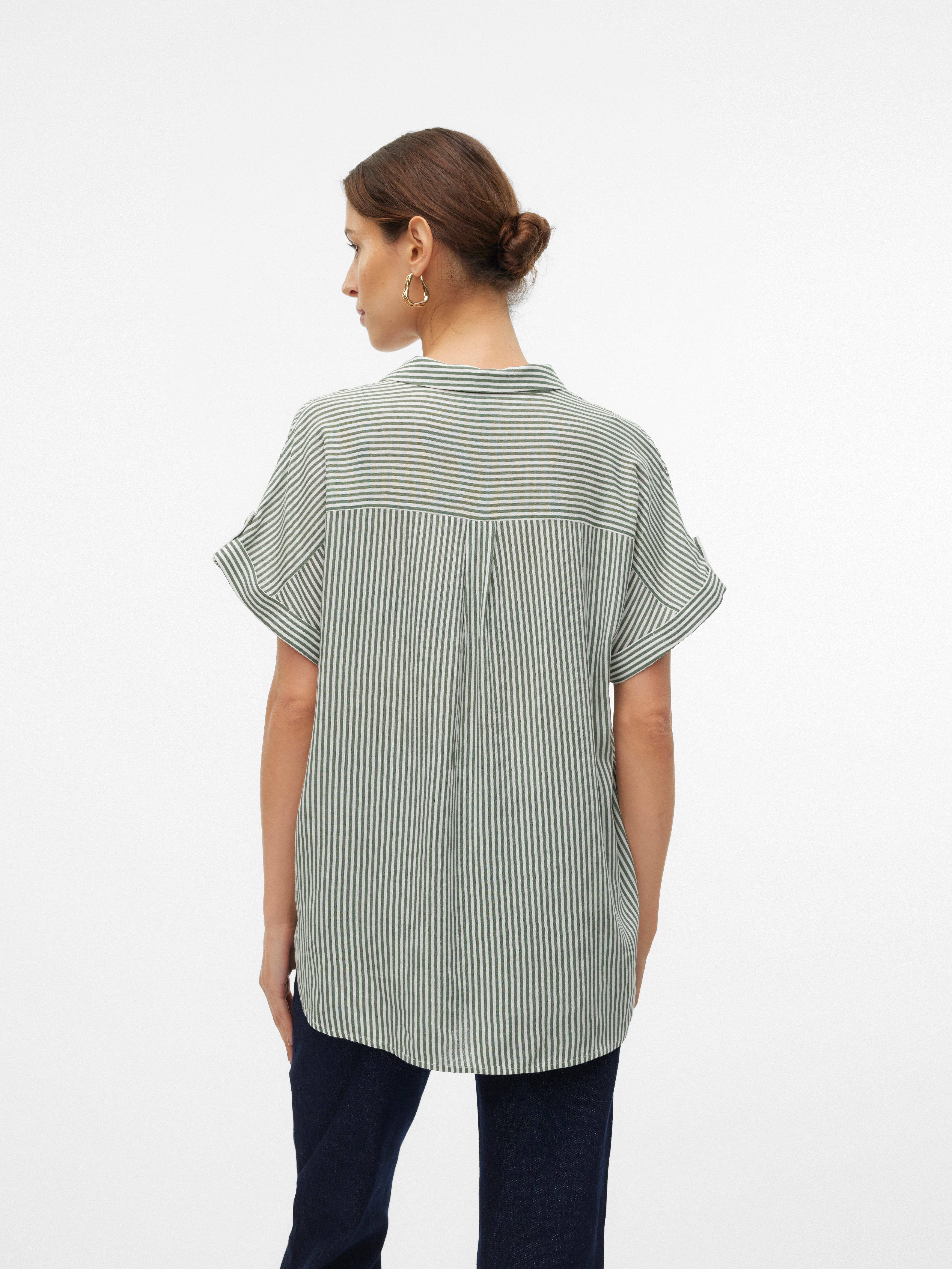 Vero Moda Overhemdblouse VMBUMPY S/S SHIRT WVN GA NOOS