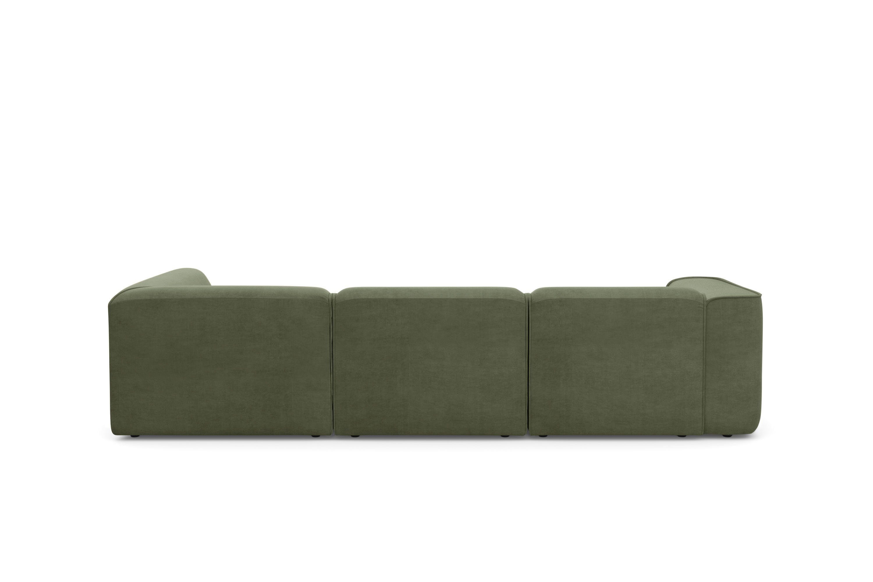 RAUM.ID Hoekbank Merid L-vorm, altijd uitbreidbaar met modules, B/D/H: 295/162/70 cm