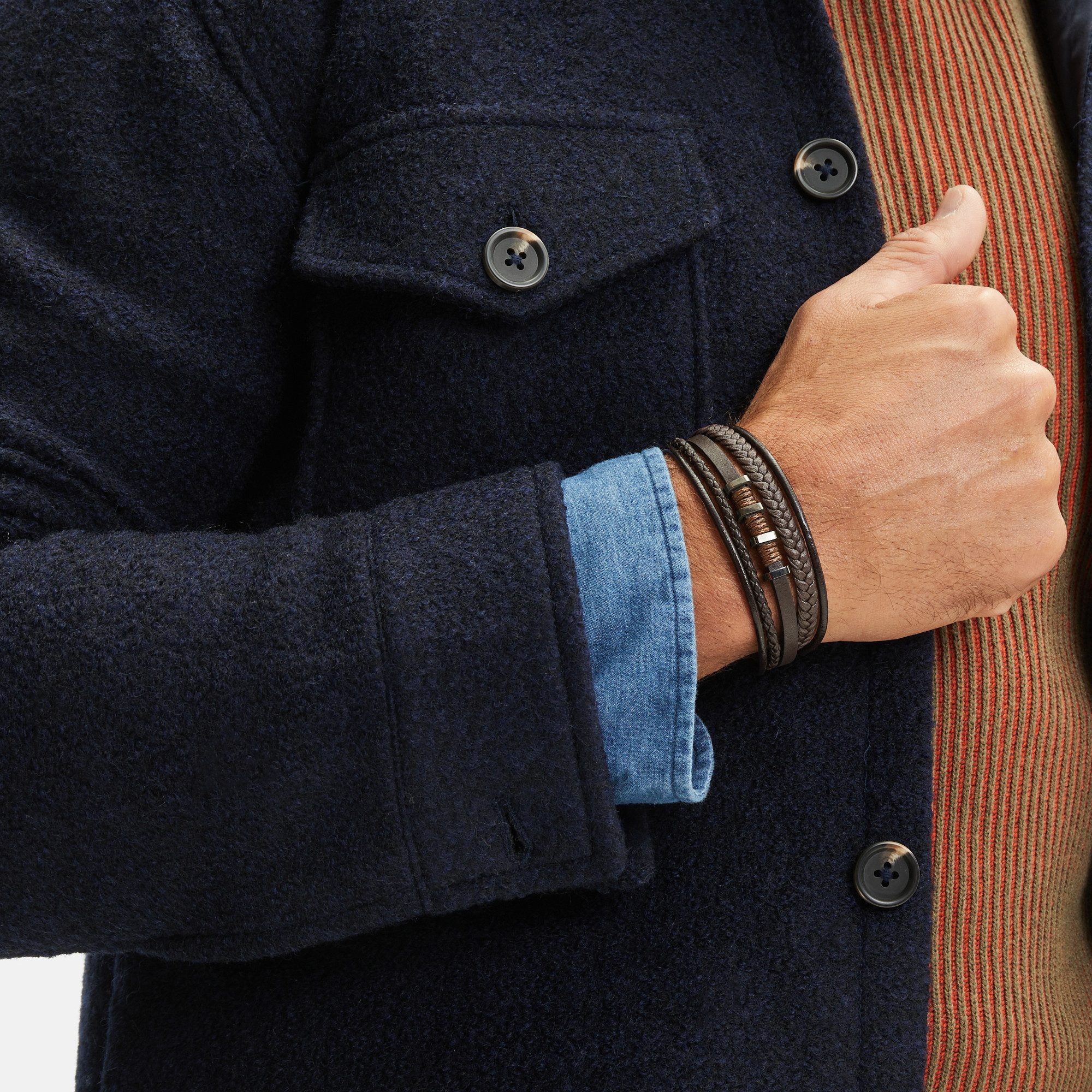 FYNCH-HATTON Leren armband Sieraden cadeau armband The Antique Explorer
