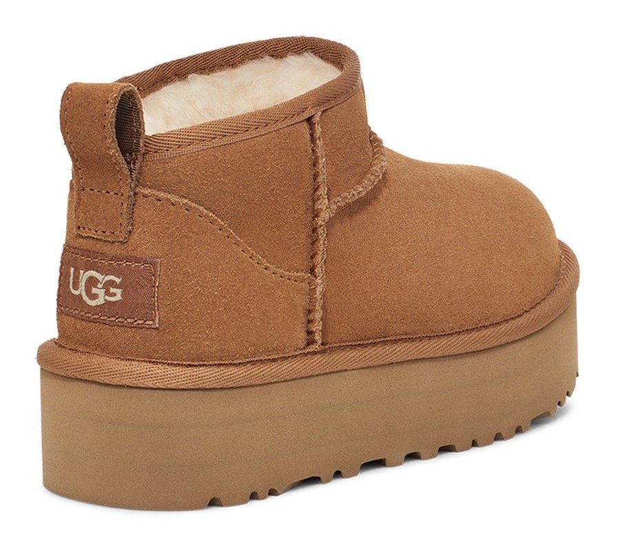 UGG Boots zonder sluiting KIDS' CLASSIC ULTRA MINI PLATFORM , plateaulaarzen, boots, winterboots met plateau