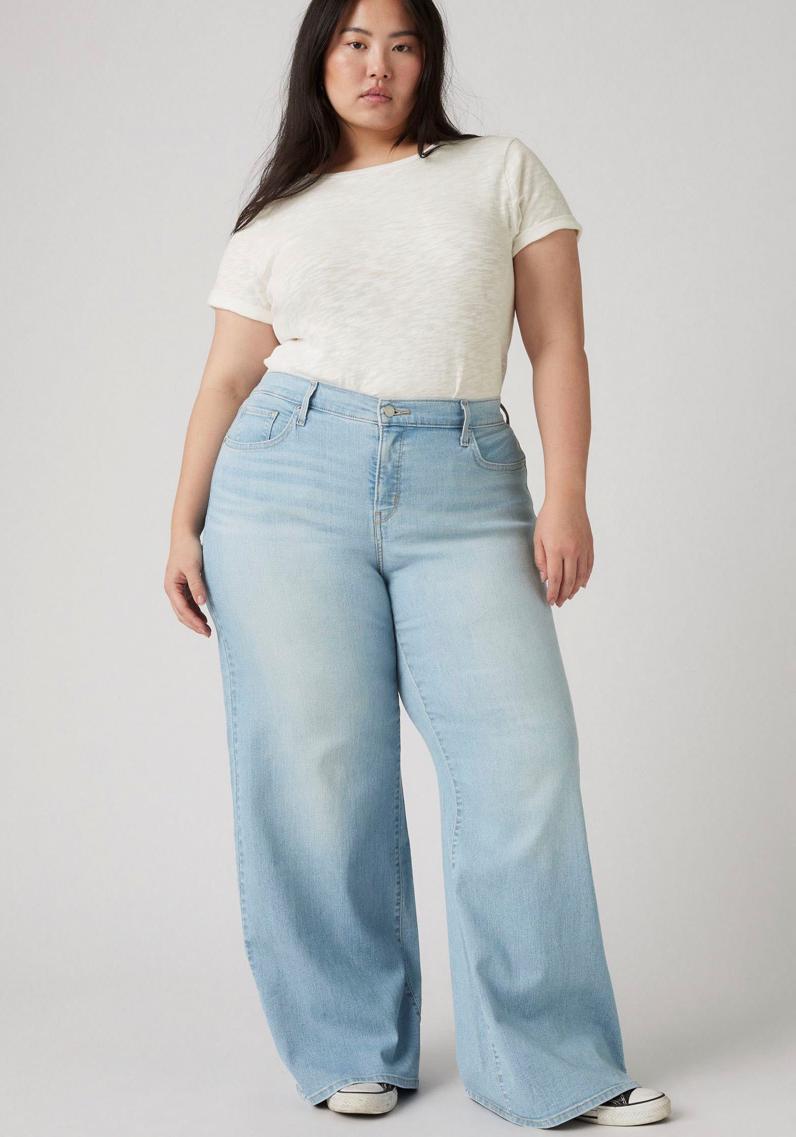Levi's® Plus Wijde jeans PL 318 SHAPING in five-pocketsstijl