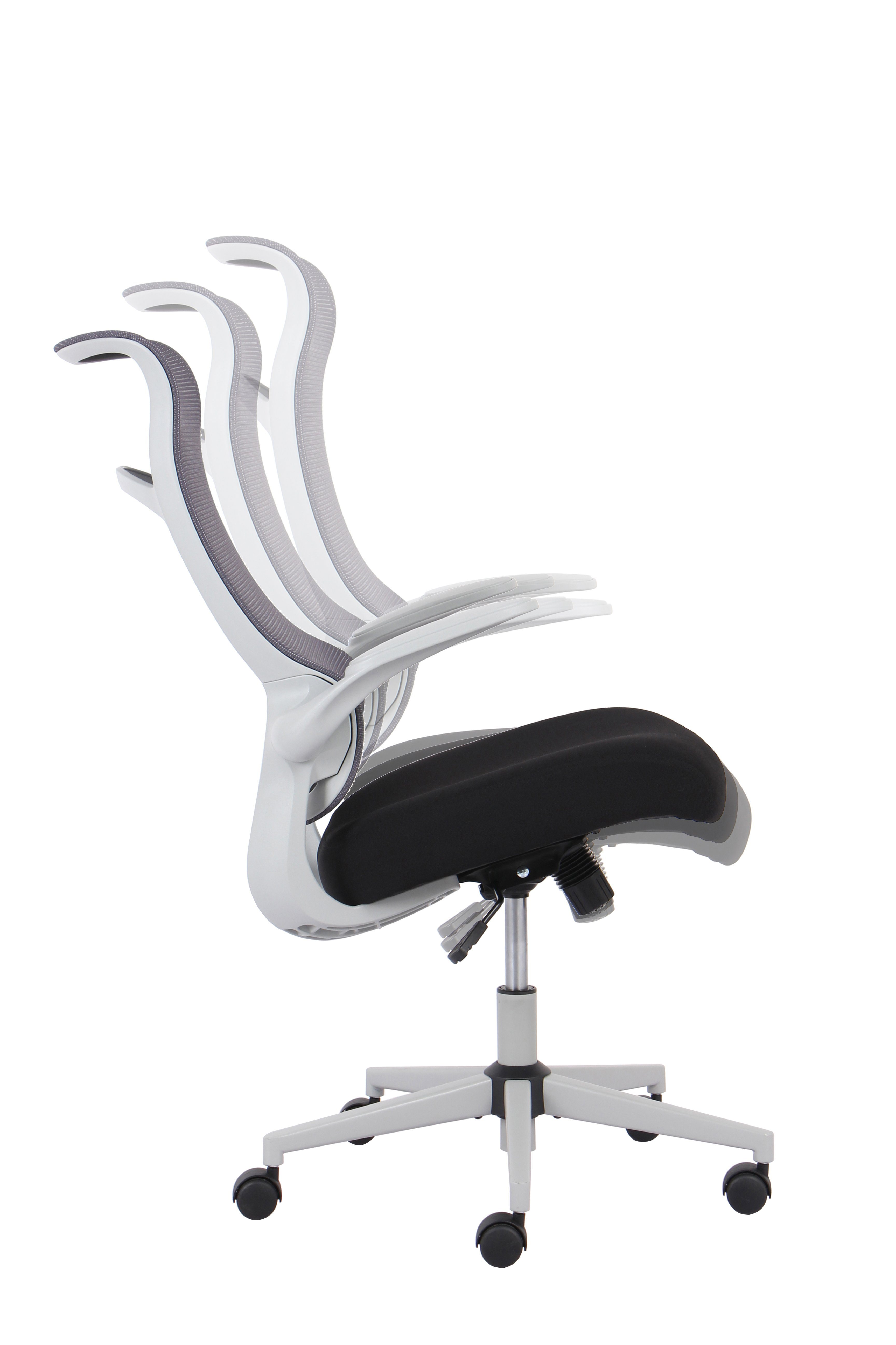 INOSIGN Bureaustoel Toico, design bureaustoel, ergonomische rugleuning, lendensteun & opklapbare armleuningen