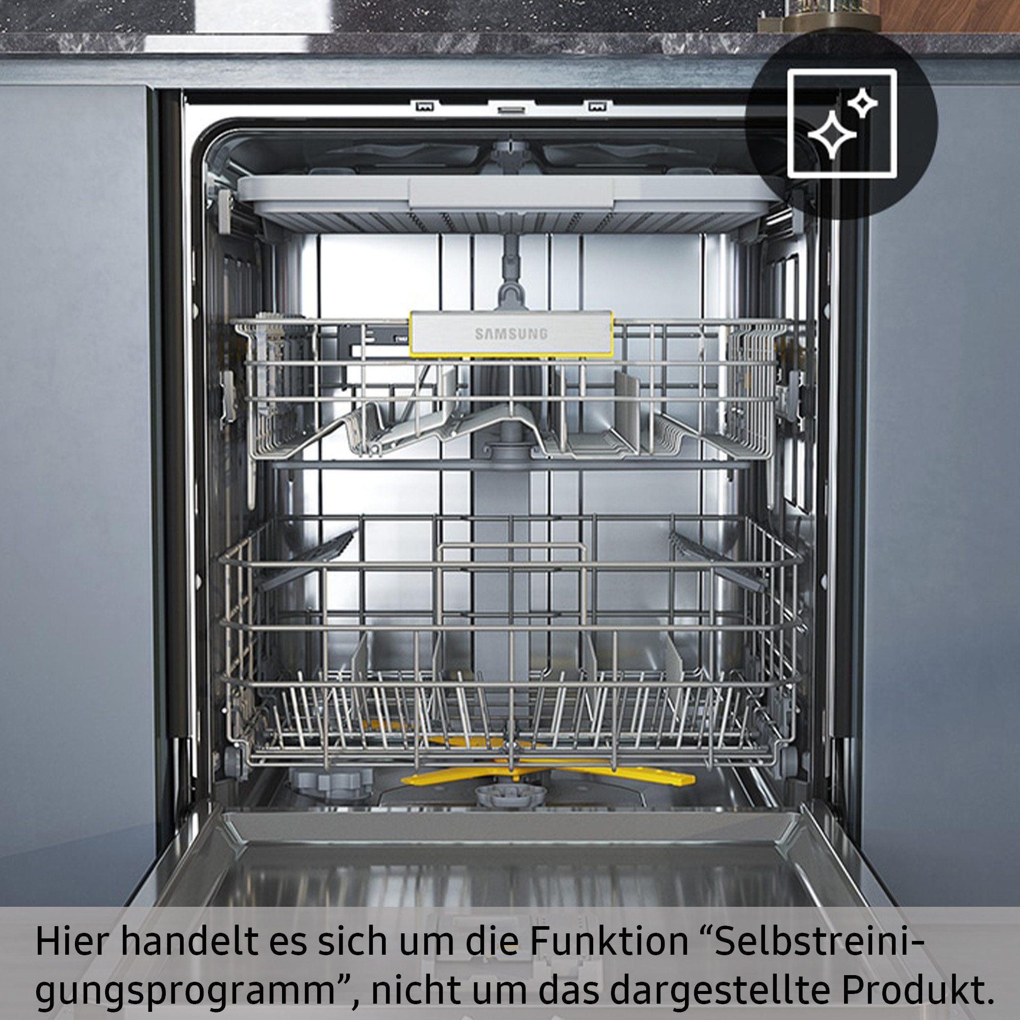 Samsung Semi-geïntegreerde vaatwasser DW60BG750SSLET, 81,5 cm x 59,5 cm