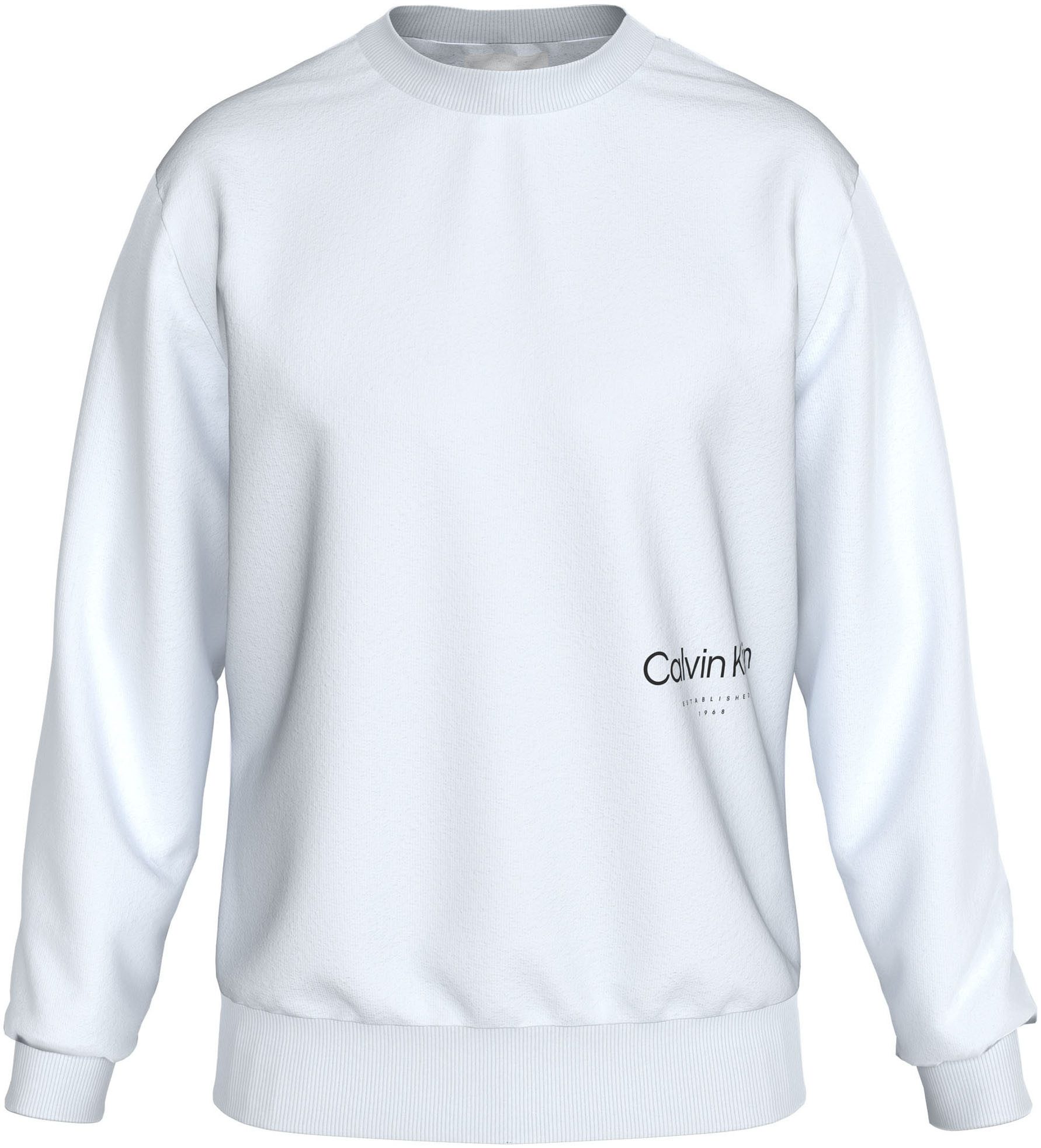 Calvin Klein Sweatshirt OFF PLACEMENT LOGO SWEATSHIRT