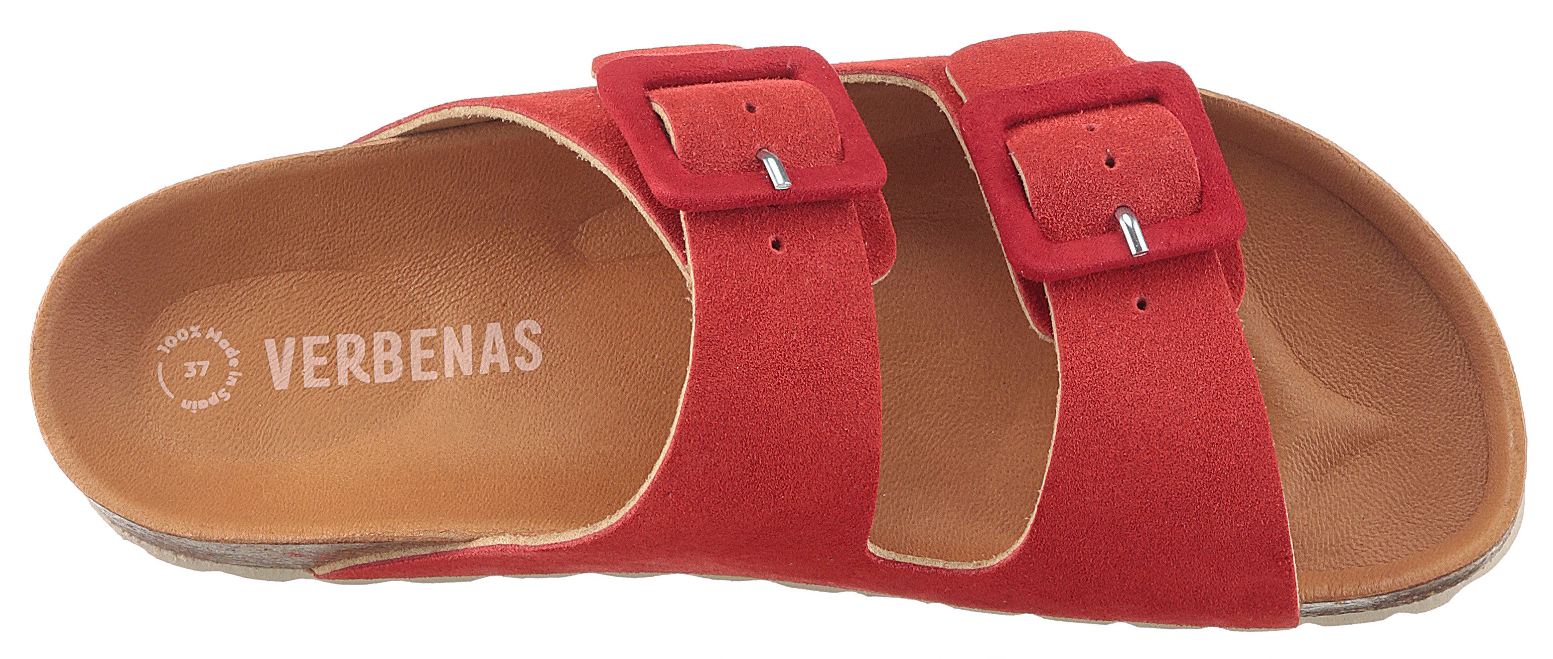 VERBENAS Slippers Randell Velour , zomerschoen, slippers, huisschoen, vakantieschoen met zacht voetbed