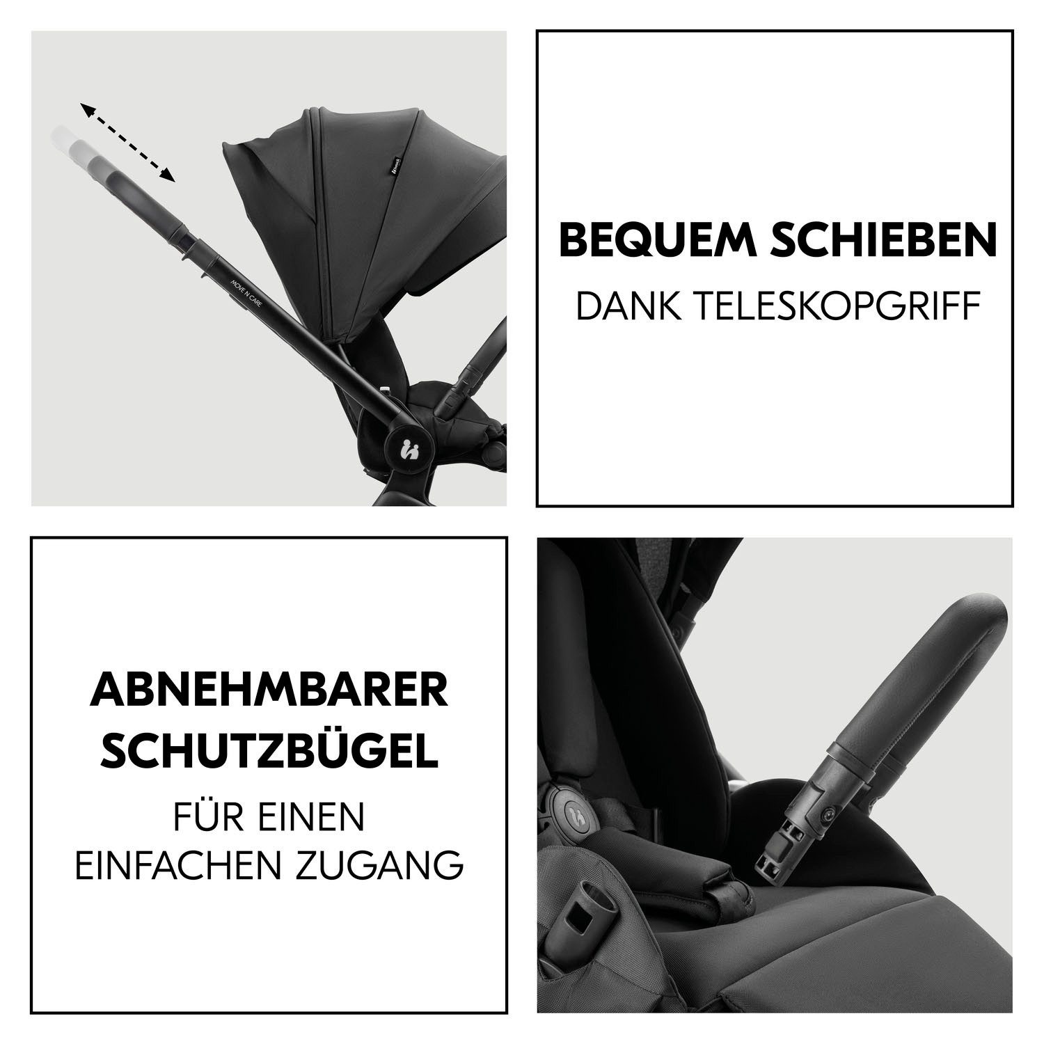 Hauck Combi-kinderwagen Move N Care Set belasting tot 22 kg (set)