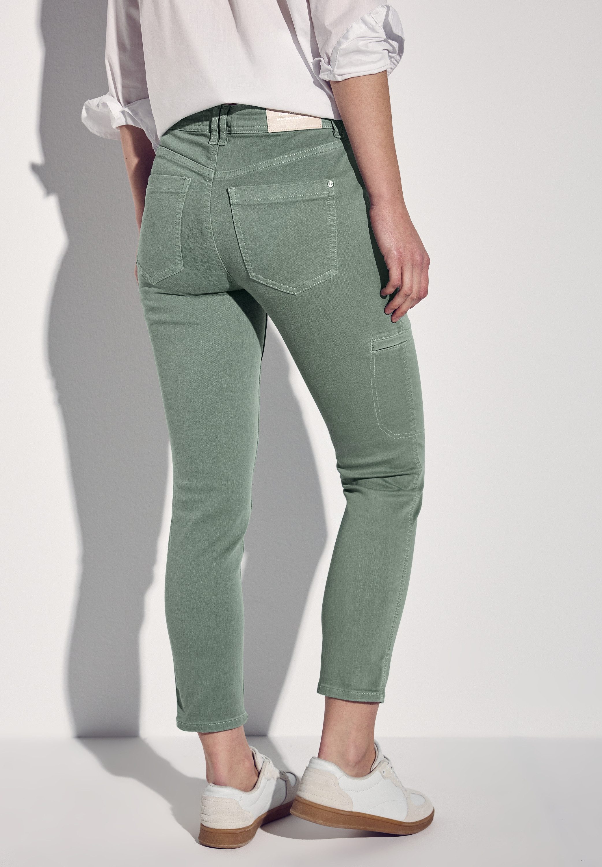 STREET ONE Cargo jeans met stretch