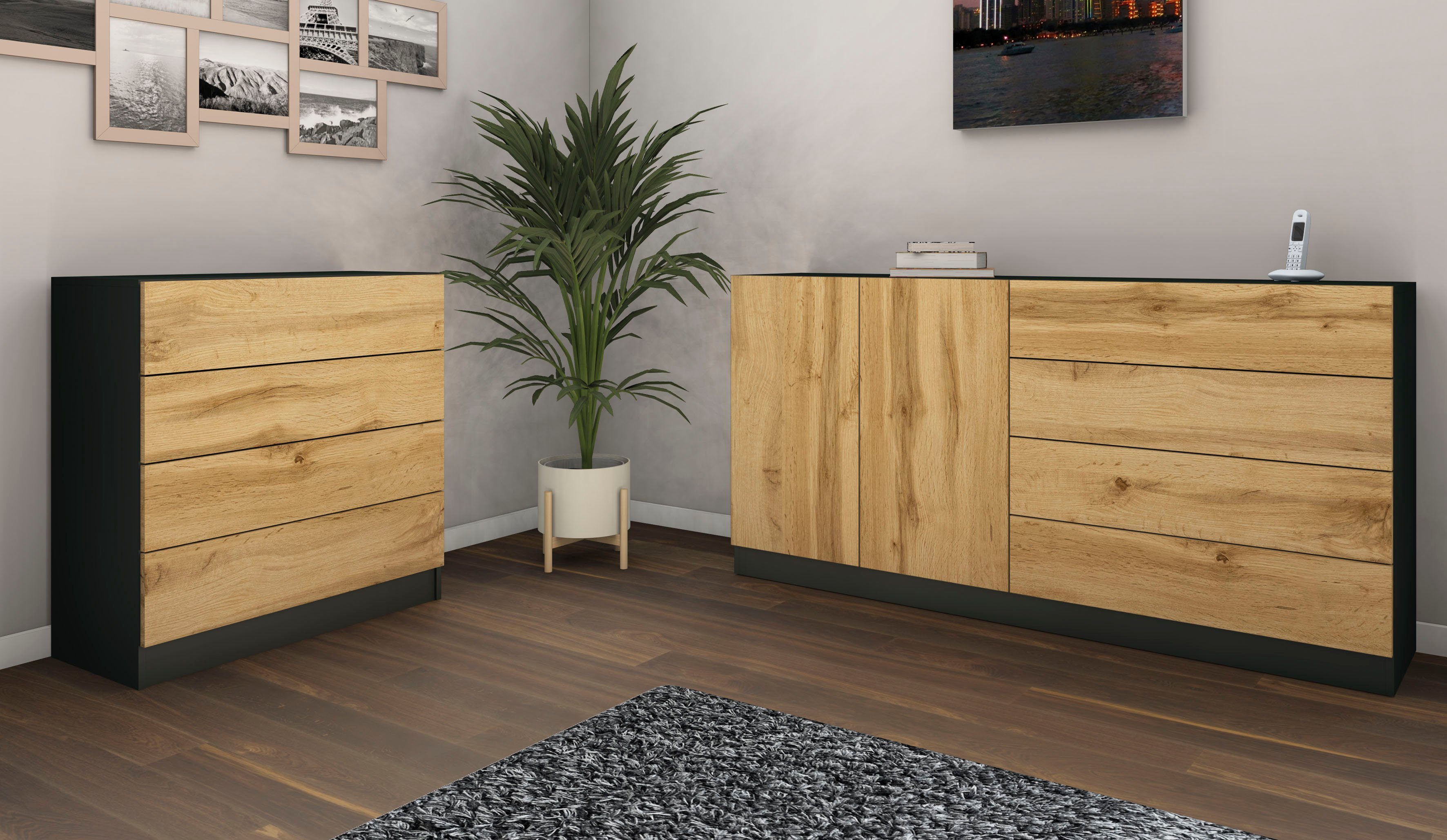 borchardt Möbel Dressoir Vaasa Breedte 152 cm