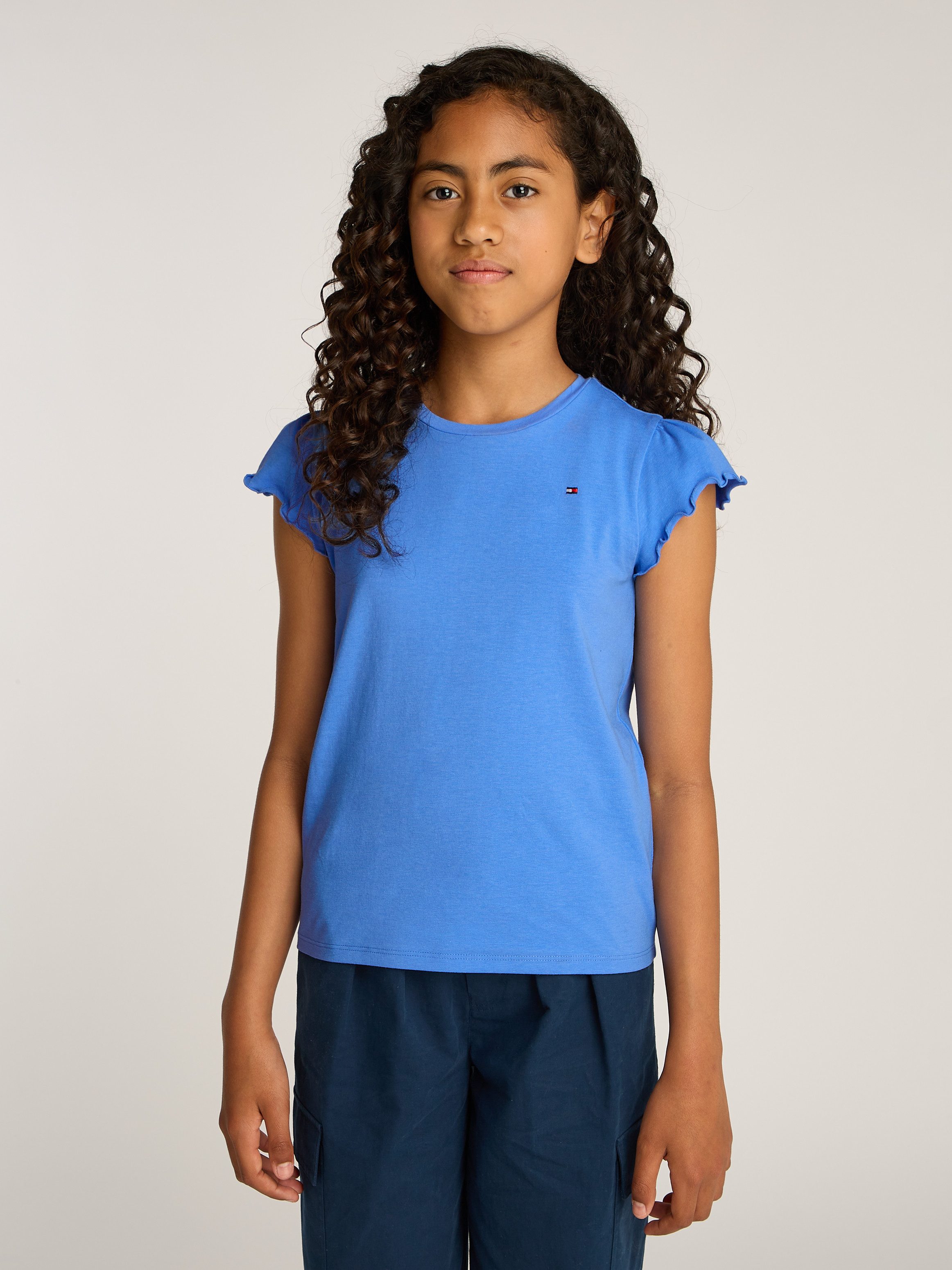 Tommy Hilfiger T-shirt ESSENTIAL RUFFLE SLEEVE TOP
