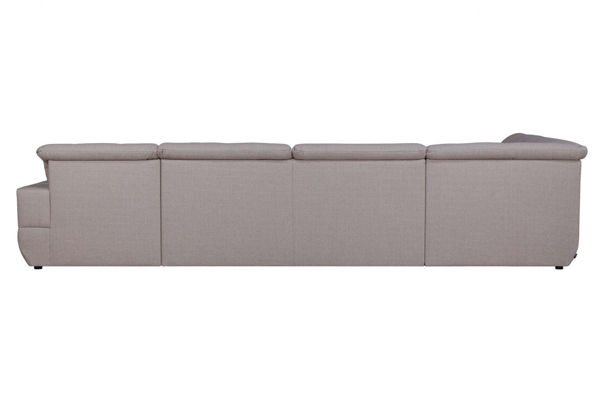 INOSIGN Zithoek BRISBANE nieuw U-model met verfijnd gestikt patroon, matte look, incl. sierkussens