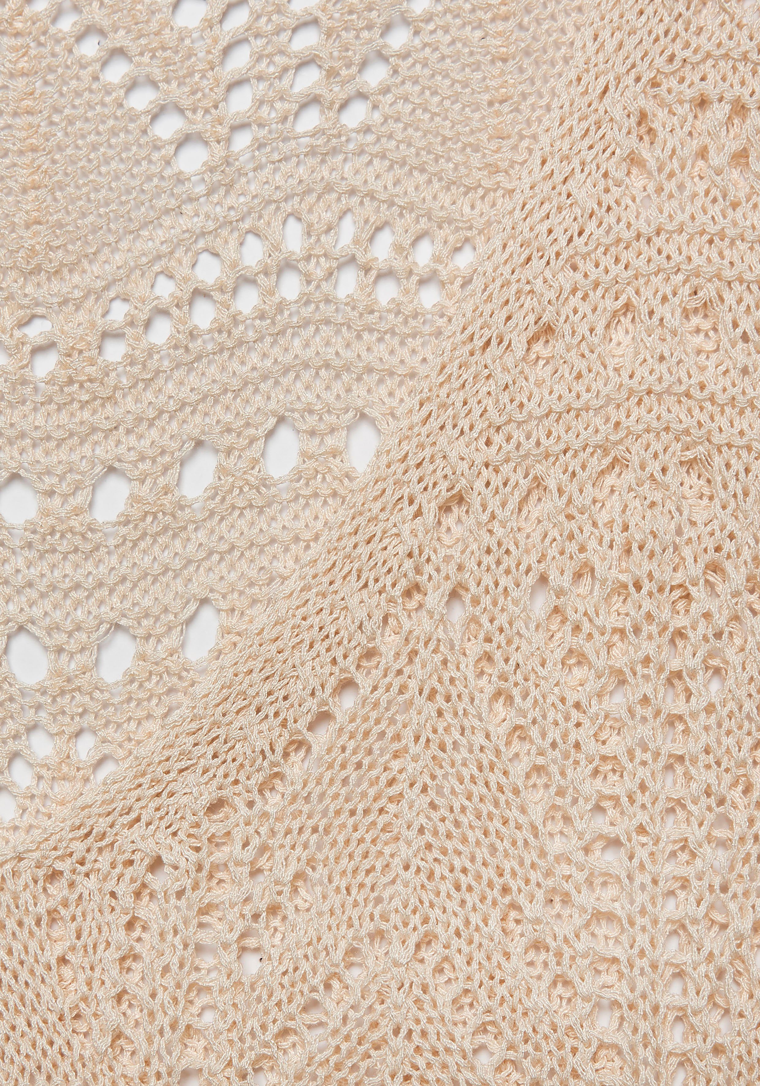 s.Oliver RED LABEL Beachwear Gebreide jurk met ajourmotief