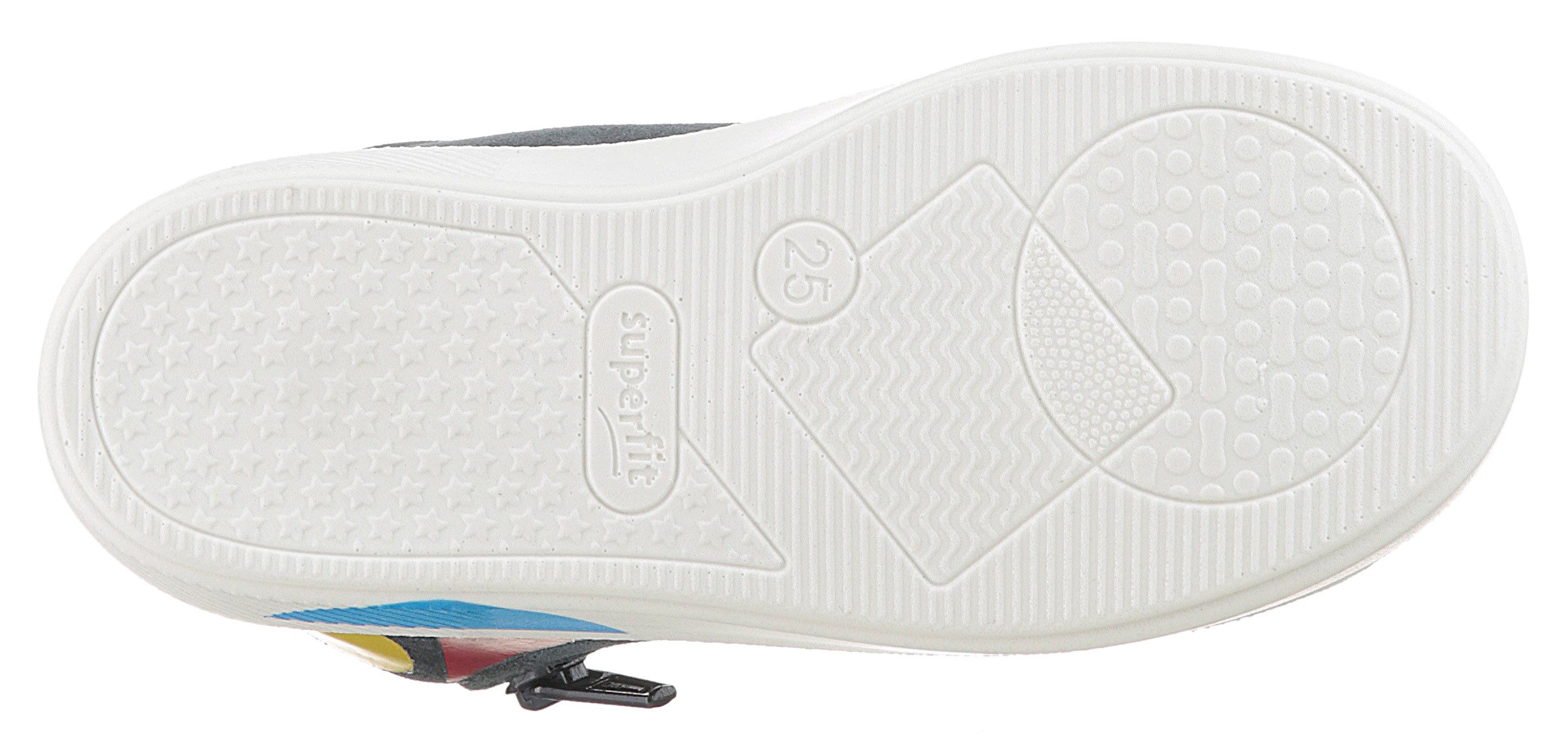 Superfit Sneakers SUPIES WMS: middel Veterschoen met binnenrits, maat sjabloon om te downloaden