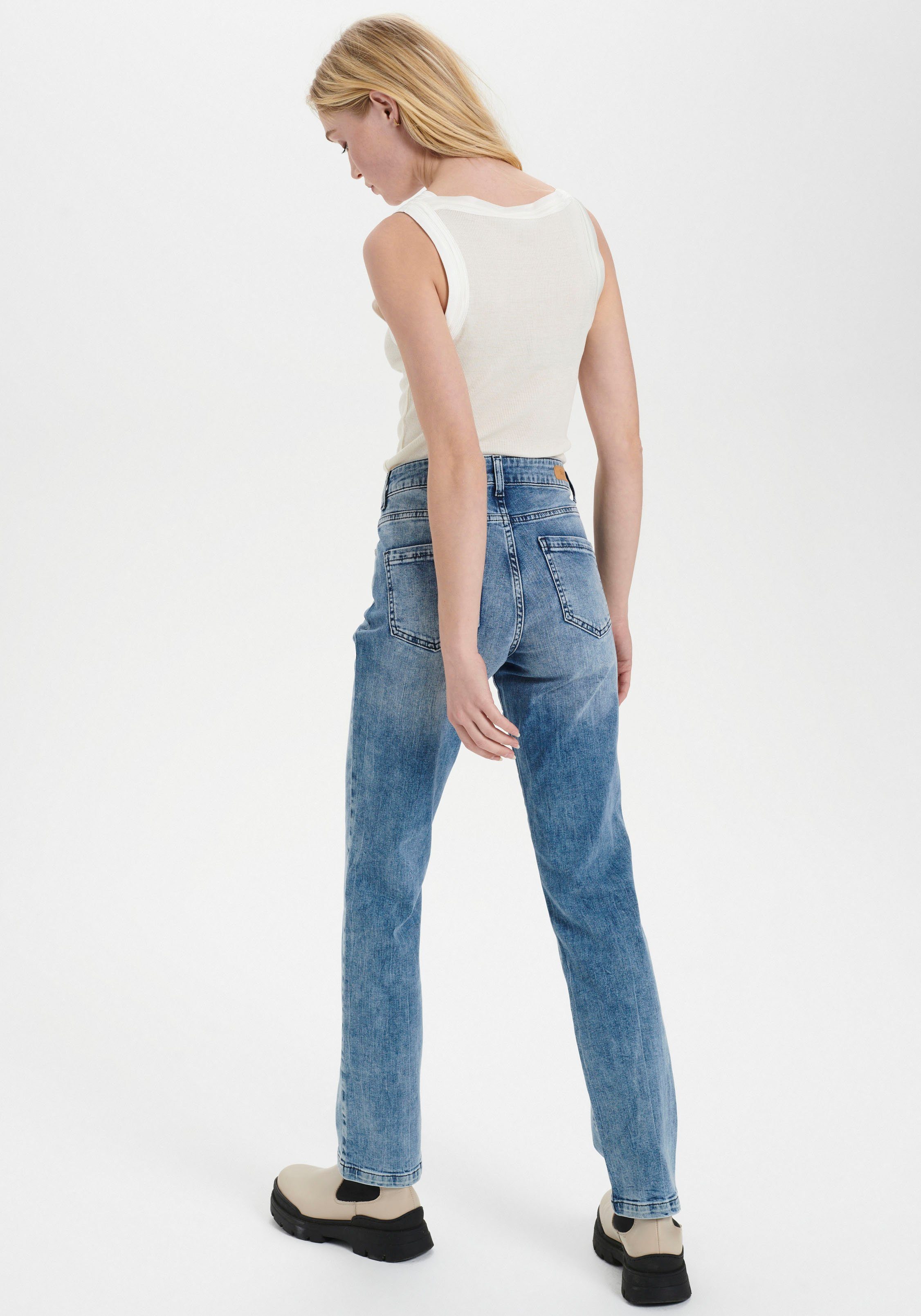 Saint Tropez Tanktop SZ-MAYA TANK TOP met zijde-aandeel