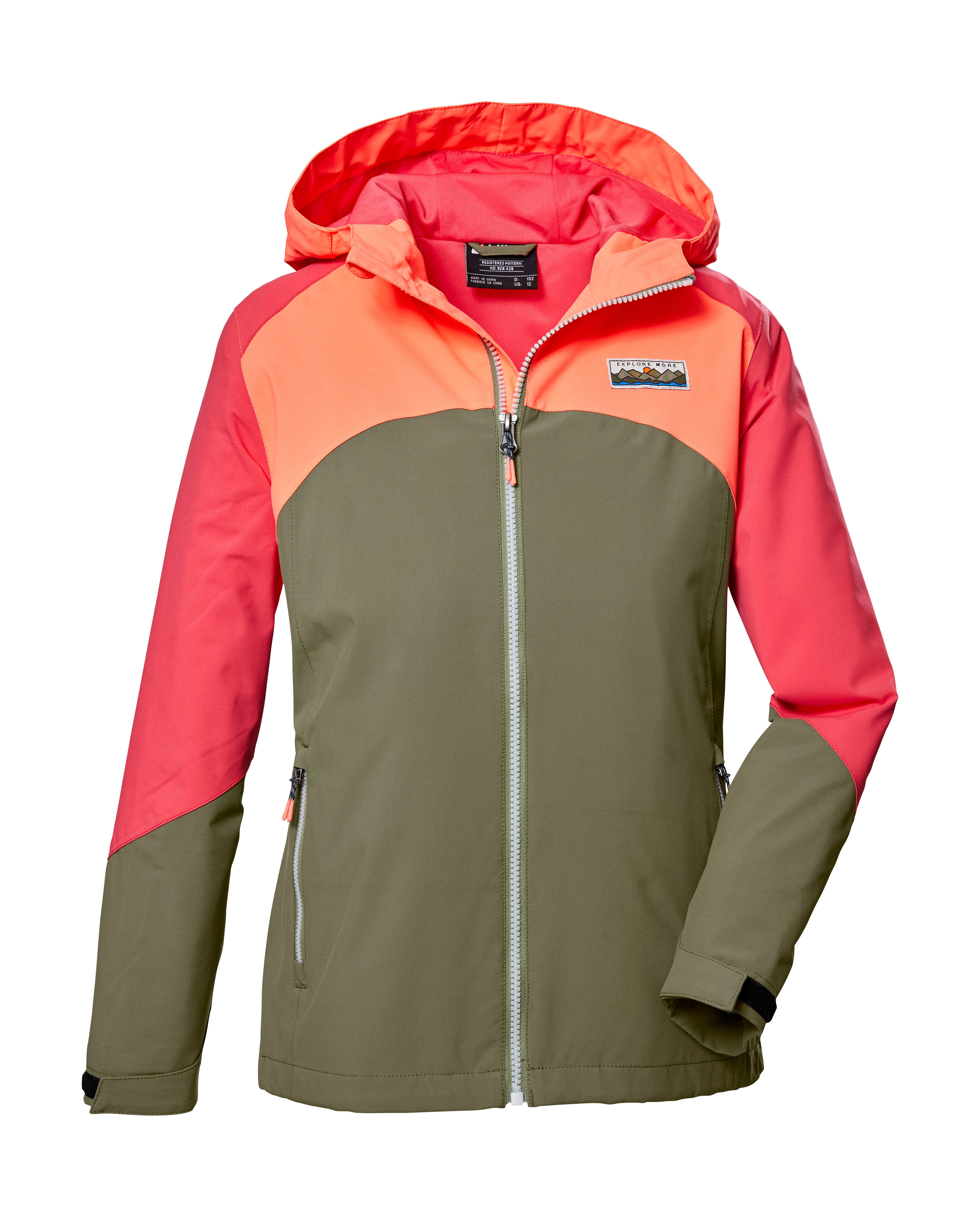Killtec Outdoorjack KOS 335 GRLS JCKT meisjes jassen maat 140 groen