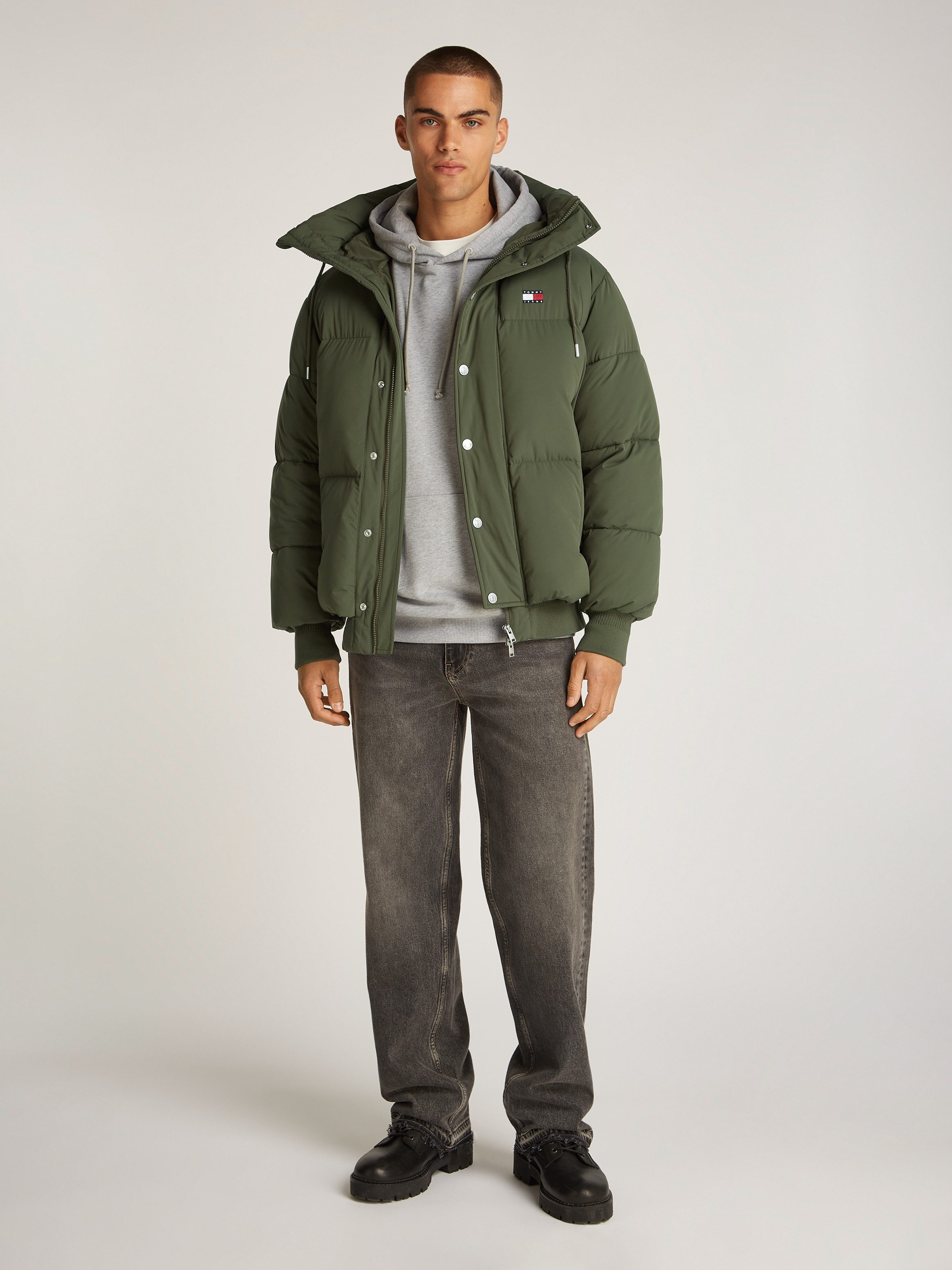 TOMMY JEANS Gewatteerde jas TJM BRANDED PUFFER JACKET EXT