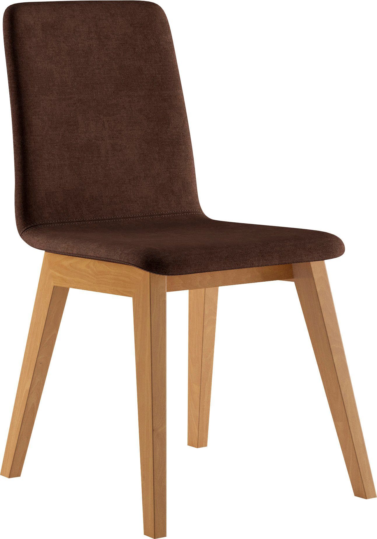 INOSIGN Stoel Sandy met verschillende stoelpootkleuren en kleurvarianten, zithoogte 47 cm (2 stuks)