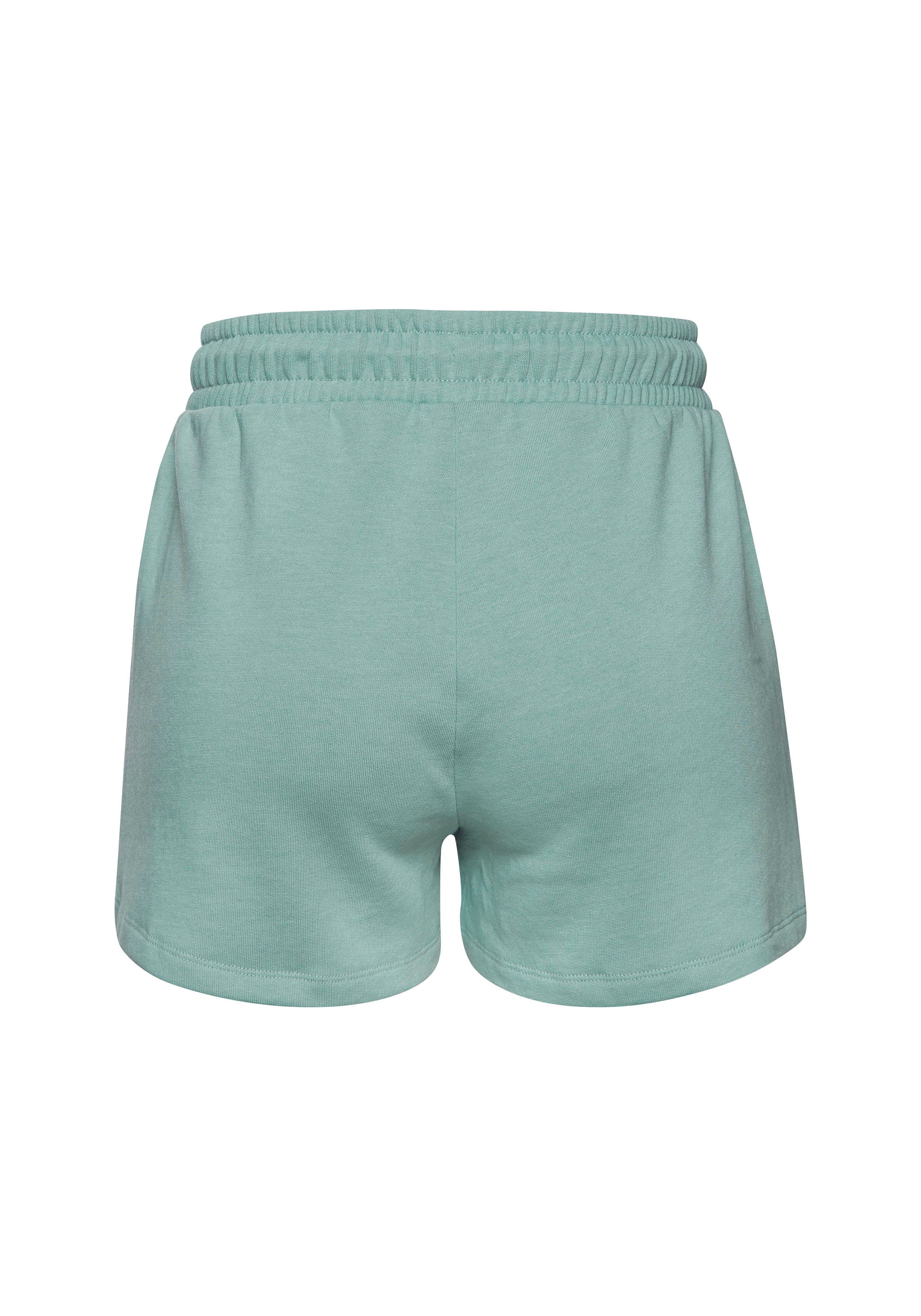 Buffalo Sweatshort Loungebroek met zijzakken en kleine print, loungewear