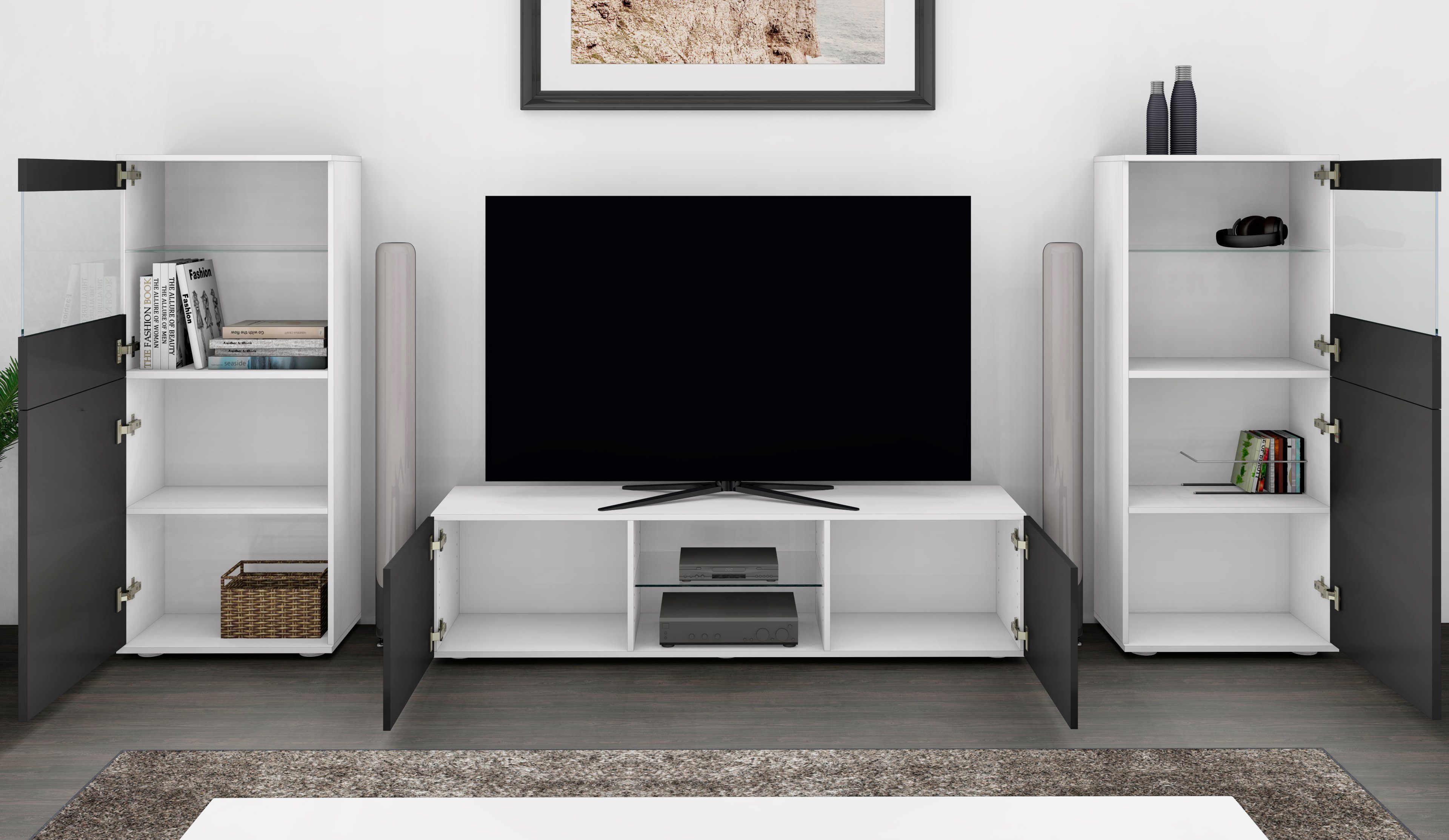 borchardt Möbel Wandmeubel Scala 3-delig (set, 3 stuks)