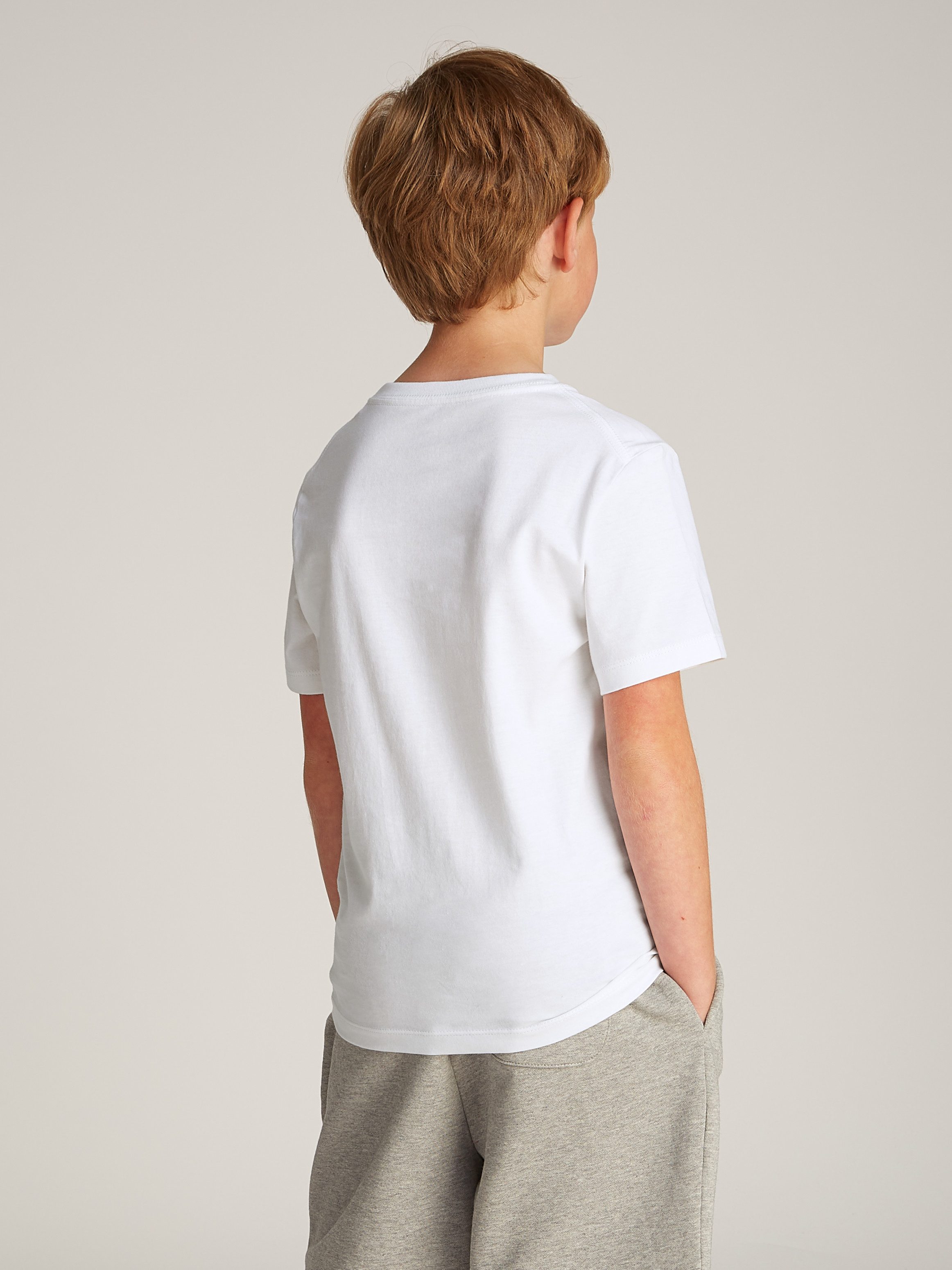 Calvin Klein T-shirt CHEST Inst.Logo Ss T-Shirt voor kinderen tot 16 jaar en met logo-opdruk