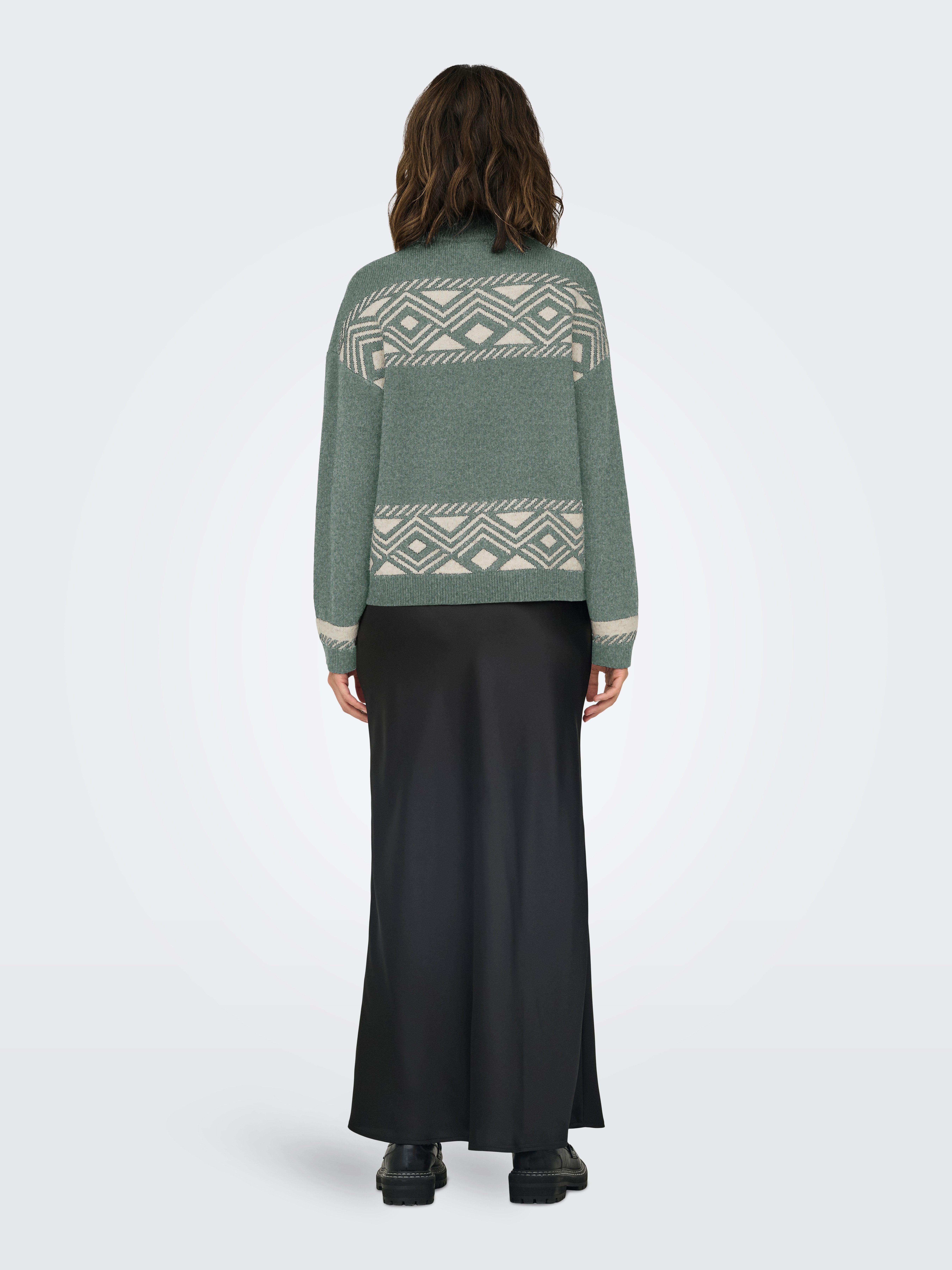 Only Trui met staande kraag ONLVICTORIA L/S PULLOVER KNT NOOS