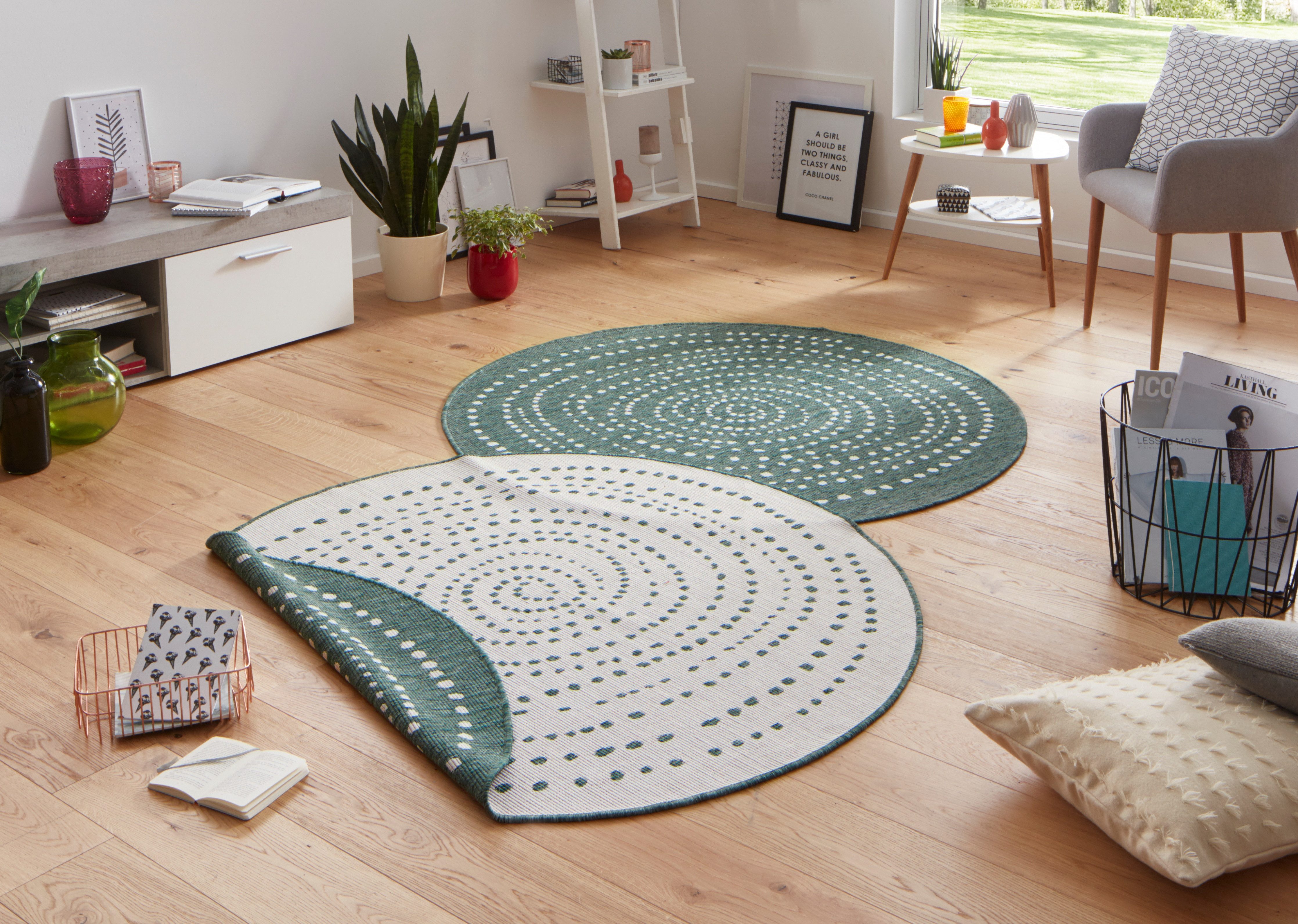 NORTHRUGS Vloerkleed Bali Geschikt voor binnen en buiten, weerbestendig, balkon, tuin, woonkamer, waterbestendig