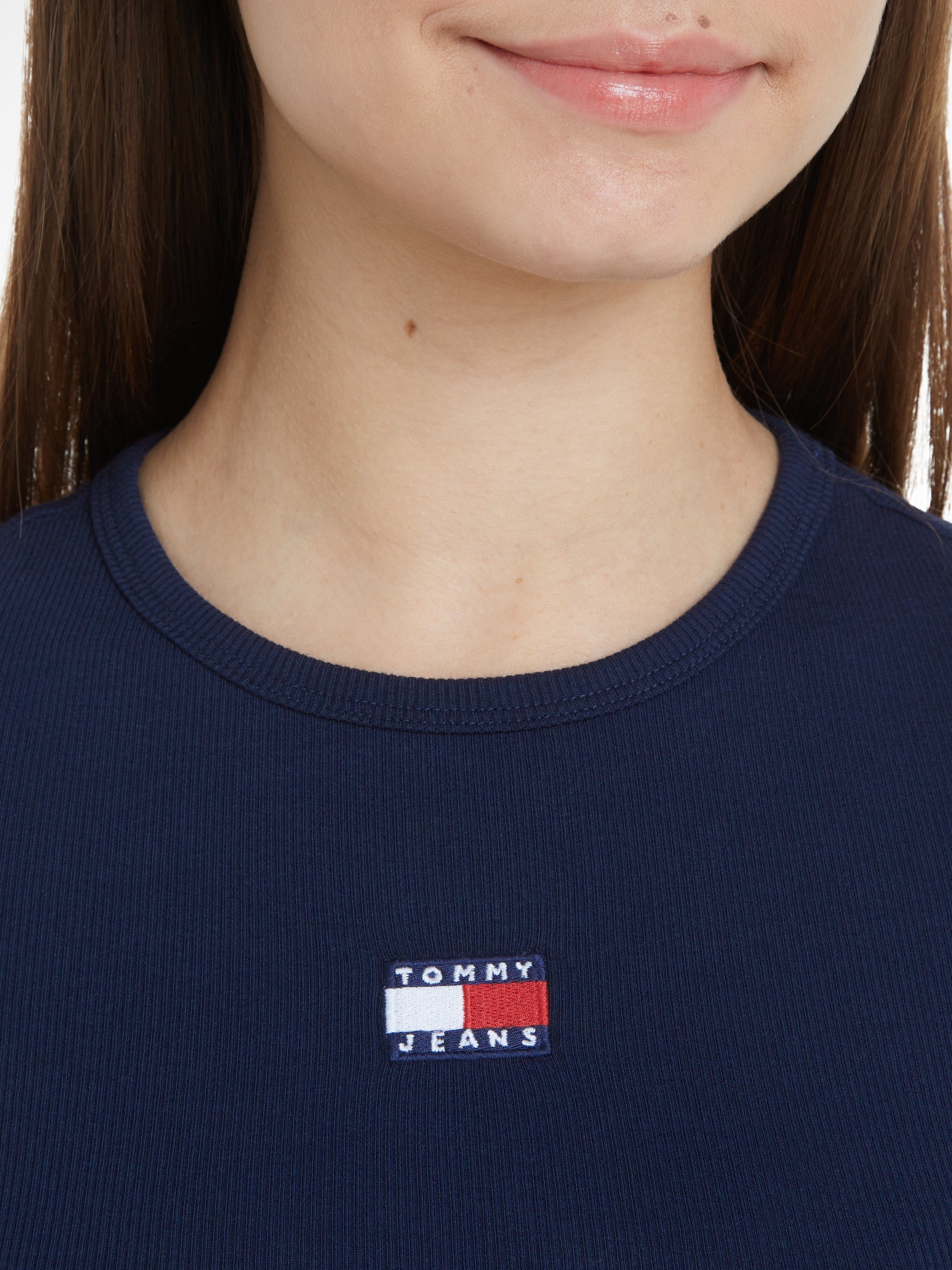TOMMY JEANS T-shirt TJW SLIM BADGE RIB TEE
