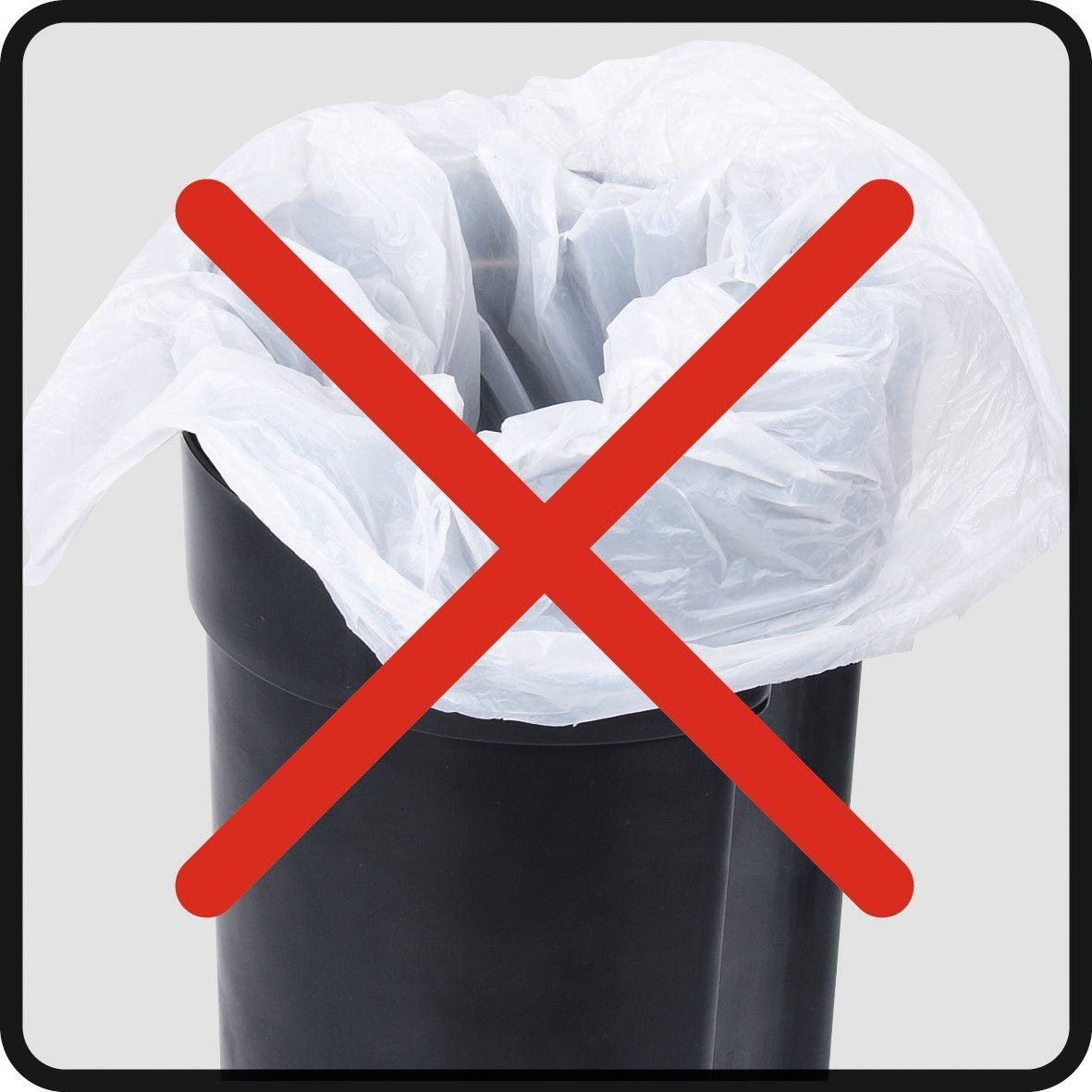 WENKO Tissue-emmer Leman donkergroen, 3 liter