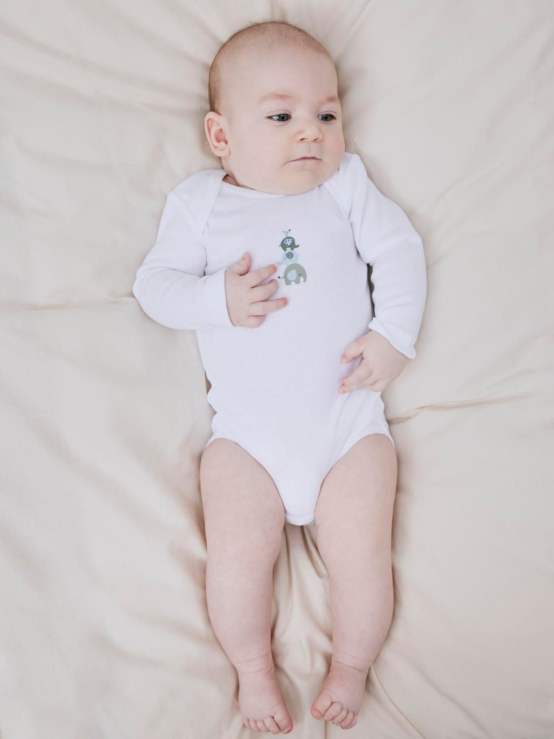 Name It Slaaponesie NBMBODY 3P LS BABY ELEPHANT NOOS (set 3-delig)