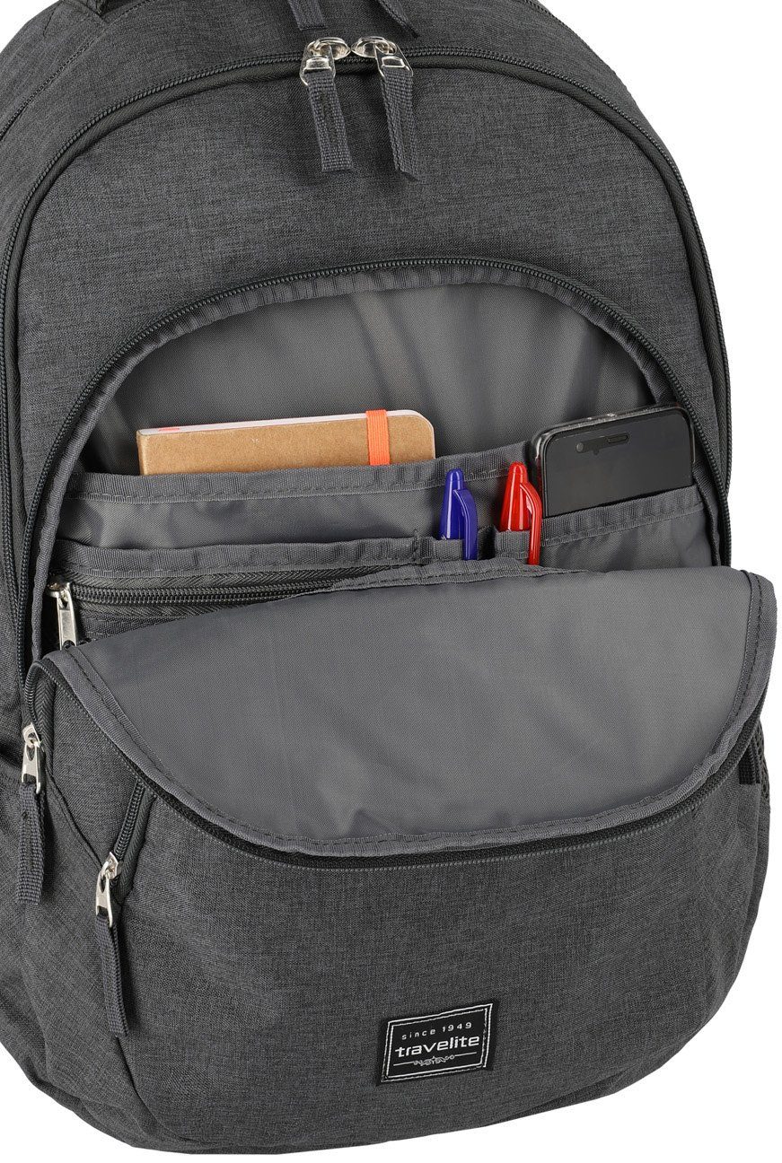 travelite Laptoprugzak BASICS Melange Vrijetijds rugzak, werk rugzak, school rugzak, reis rugzak