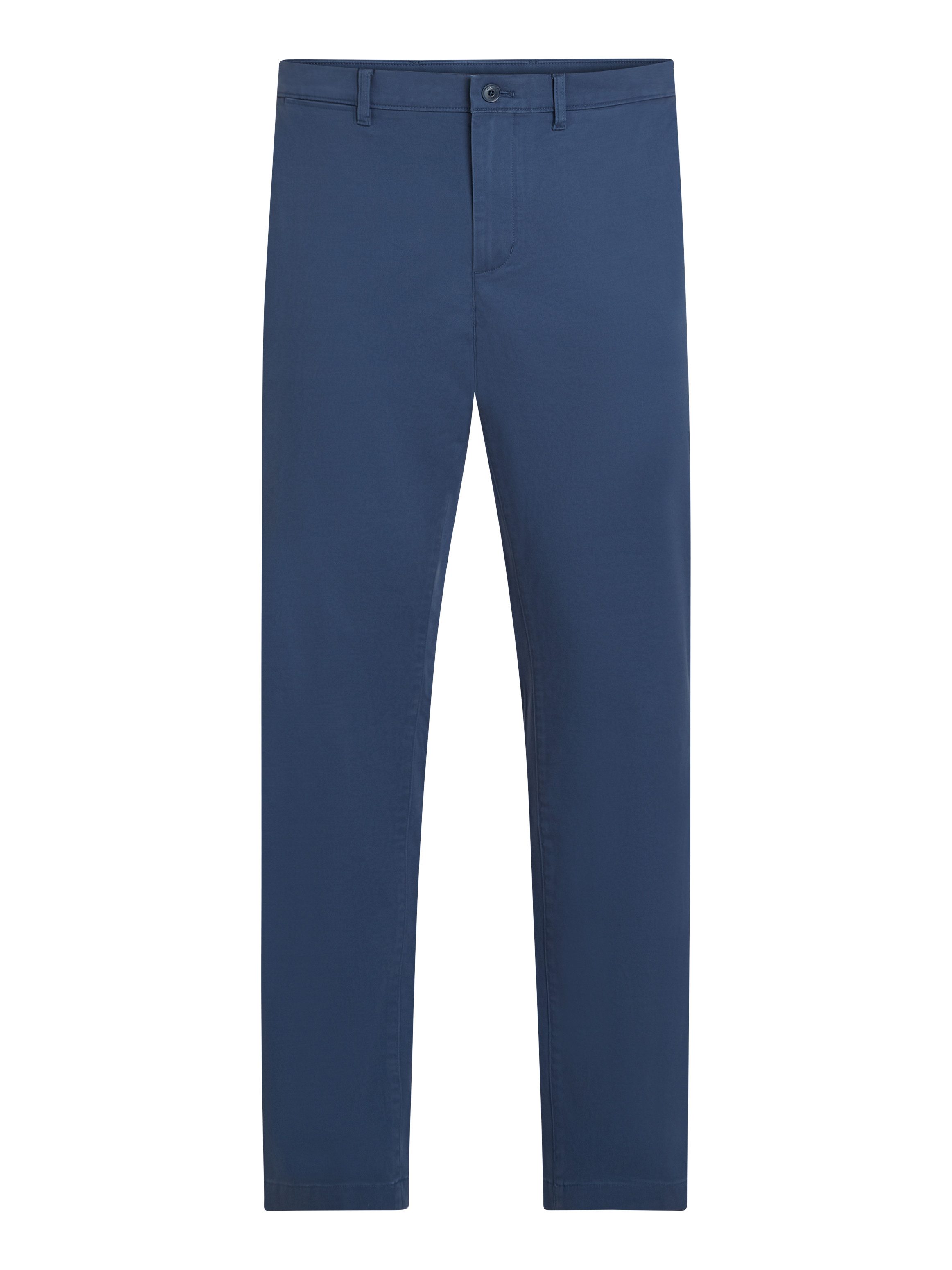 Tommy Hilfiger Chino DENTON CHINO SATIN met achterzakken met knoop logo-borduursel