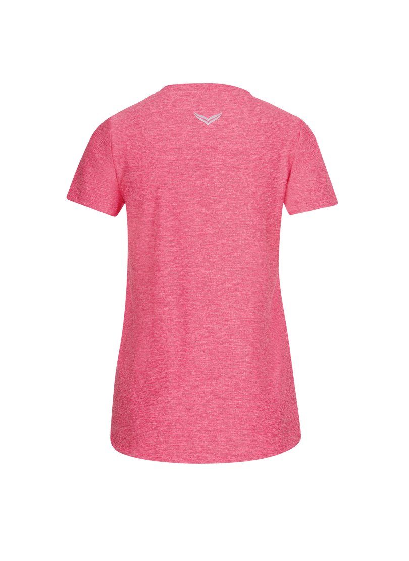 Trigema T-shirt TRIGEMA sportshirt in mêlee-look (1-delig)
