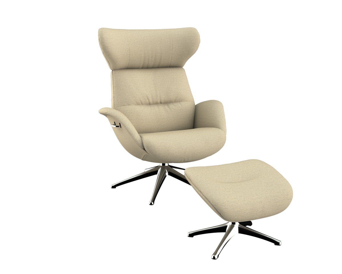 FLEXLUX Relaxfauteuil More, functionele stoel, gestoffeerde stoel, armleunstoel, TV-fauteuil Premium comfort, rug- en hoofdeindeverstelling,