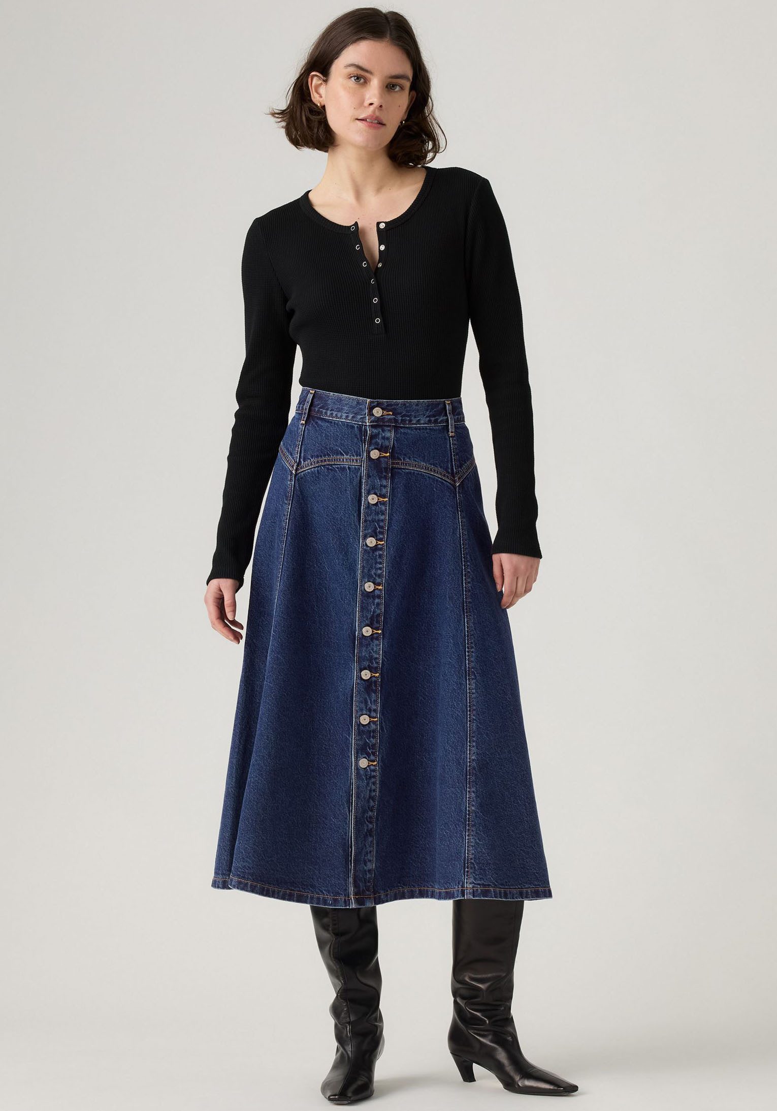 Levi's® Jeans rok YOKED WESTERN SKI