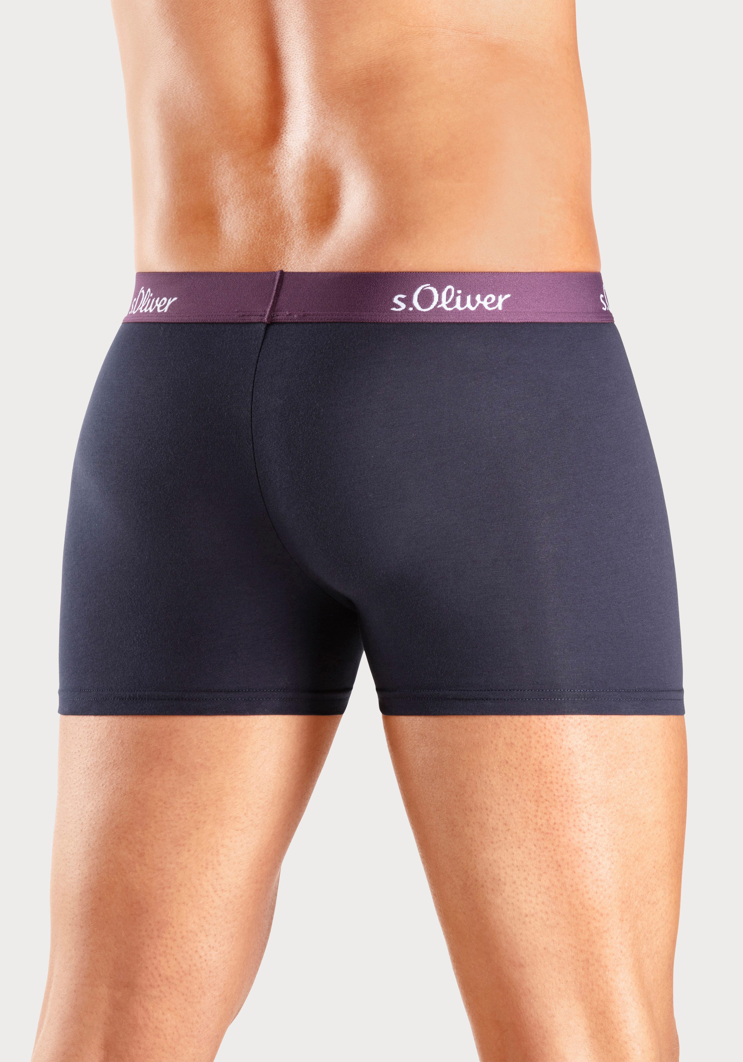 s.Oliver RED LABEL Beachwear Boxershort voor heren klassieke basis voor elke garderobe (3 stuks)