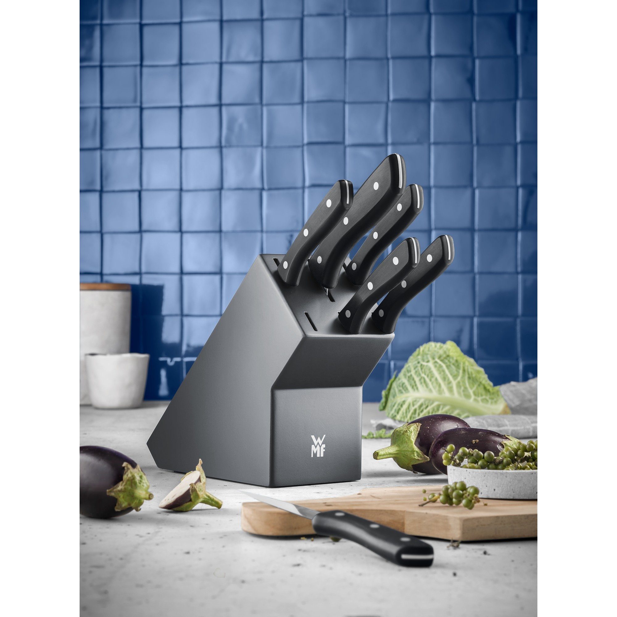 WMF Messenblok Profi inclusief 6 messen van speciaal staal (set, 7-delig)