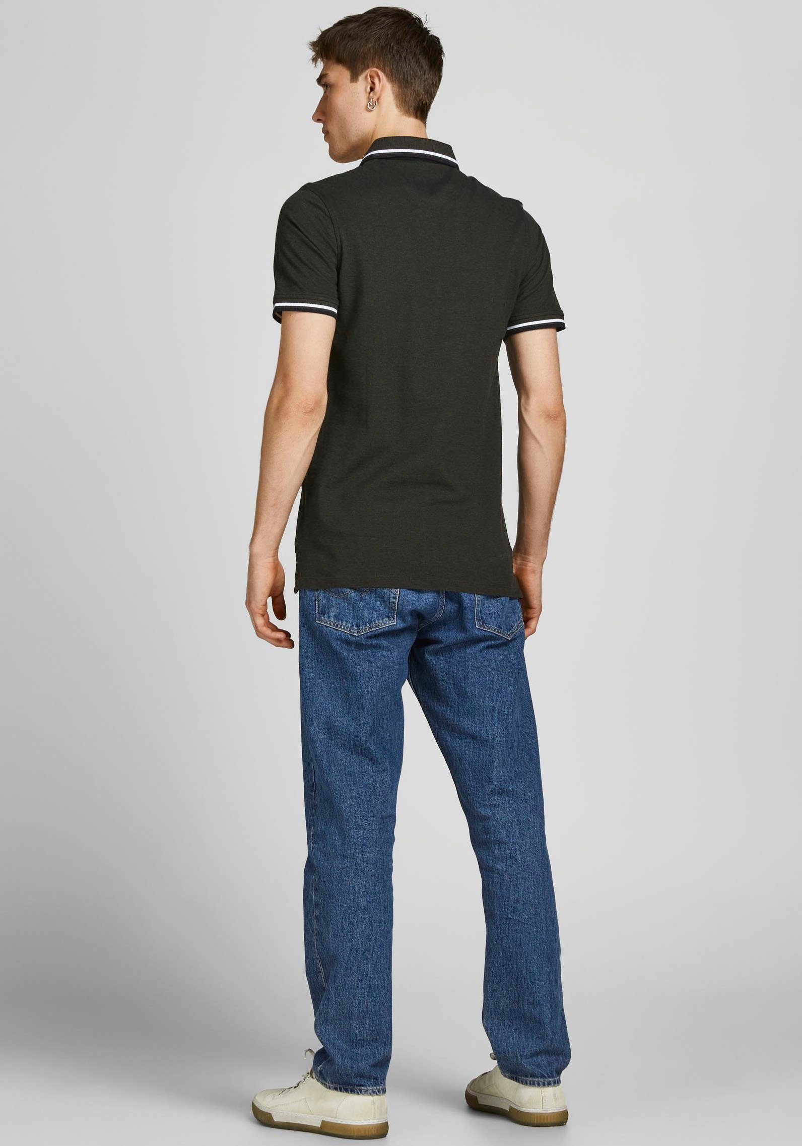 Jack & Jones Poloshirt JJEPAULOS POLO SS 2PK MP NOOS (2-delig, Set van 2)